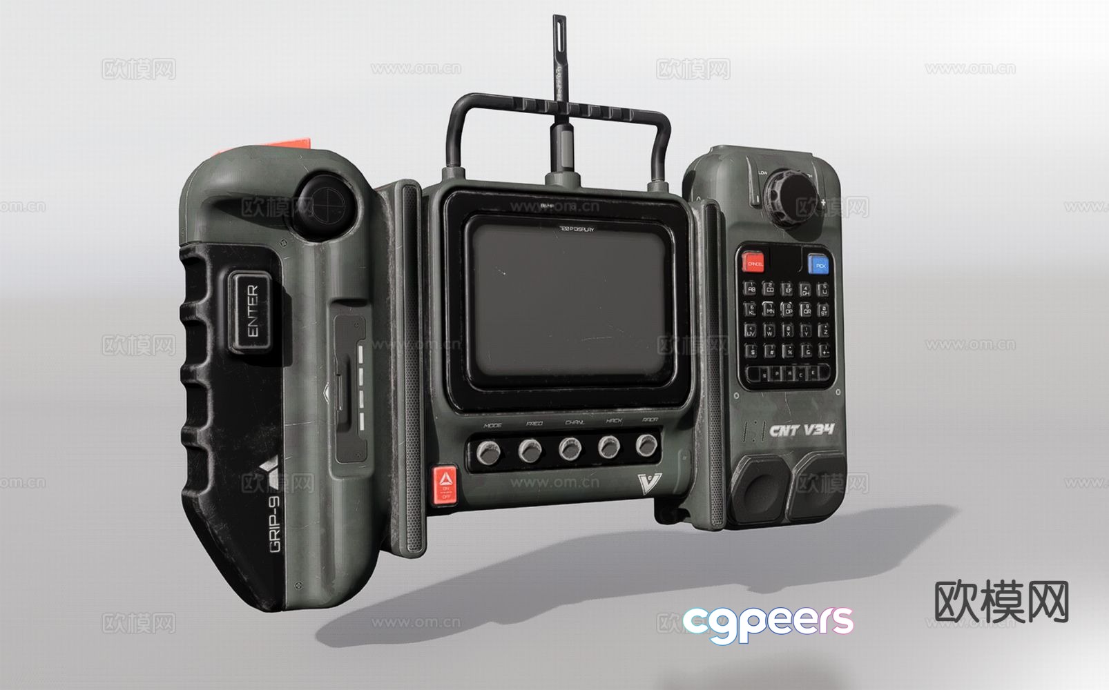 sci-fi controller remote control 3d model sci-fi controller remote control 3d model