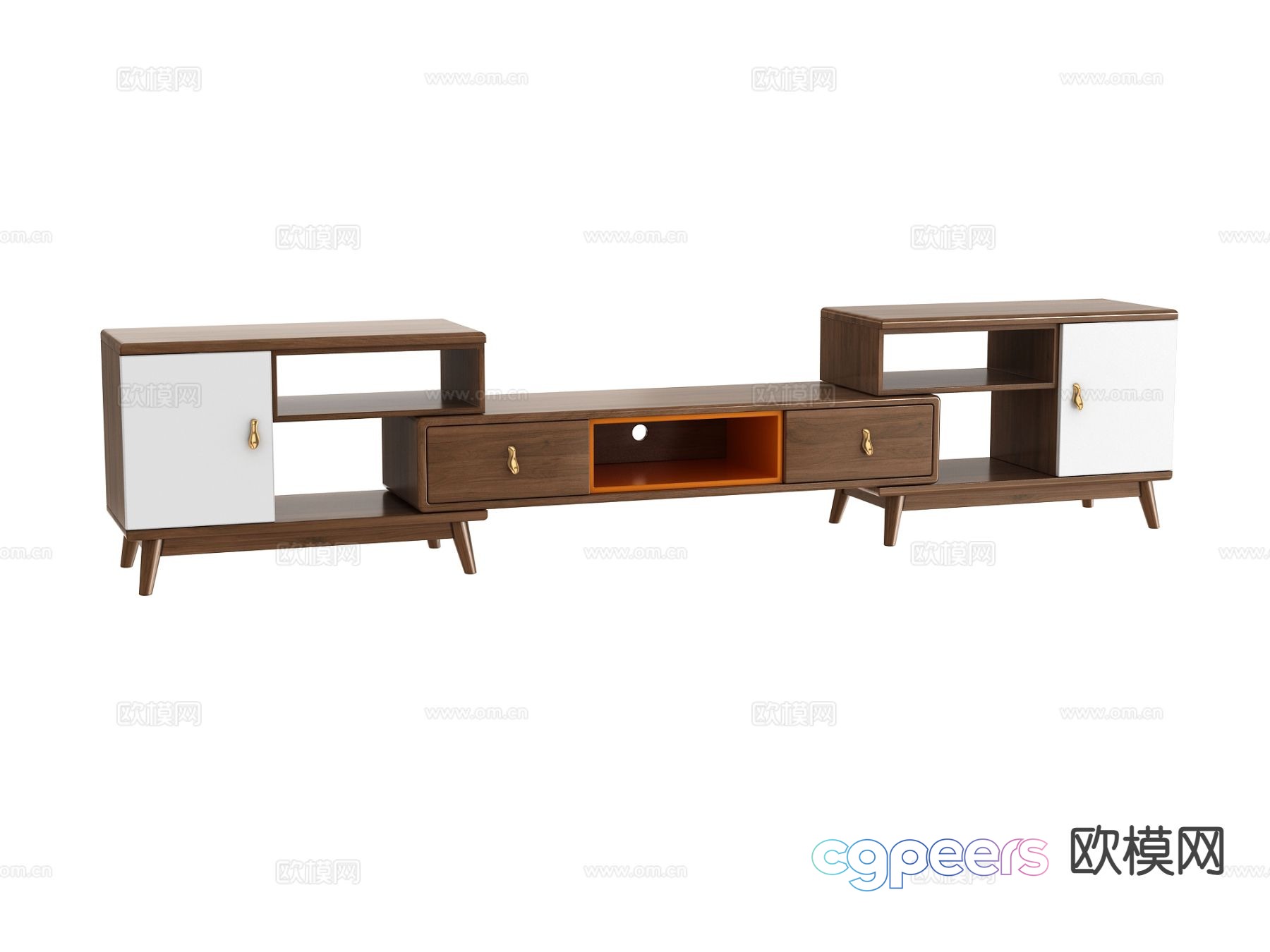 Modern TV cabinet 3d model Modern TV cabinet 3d model