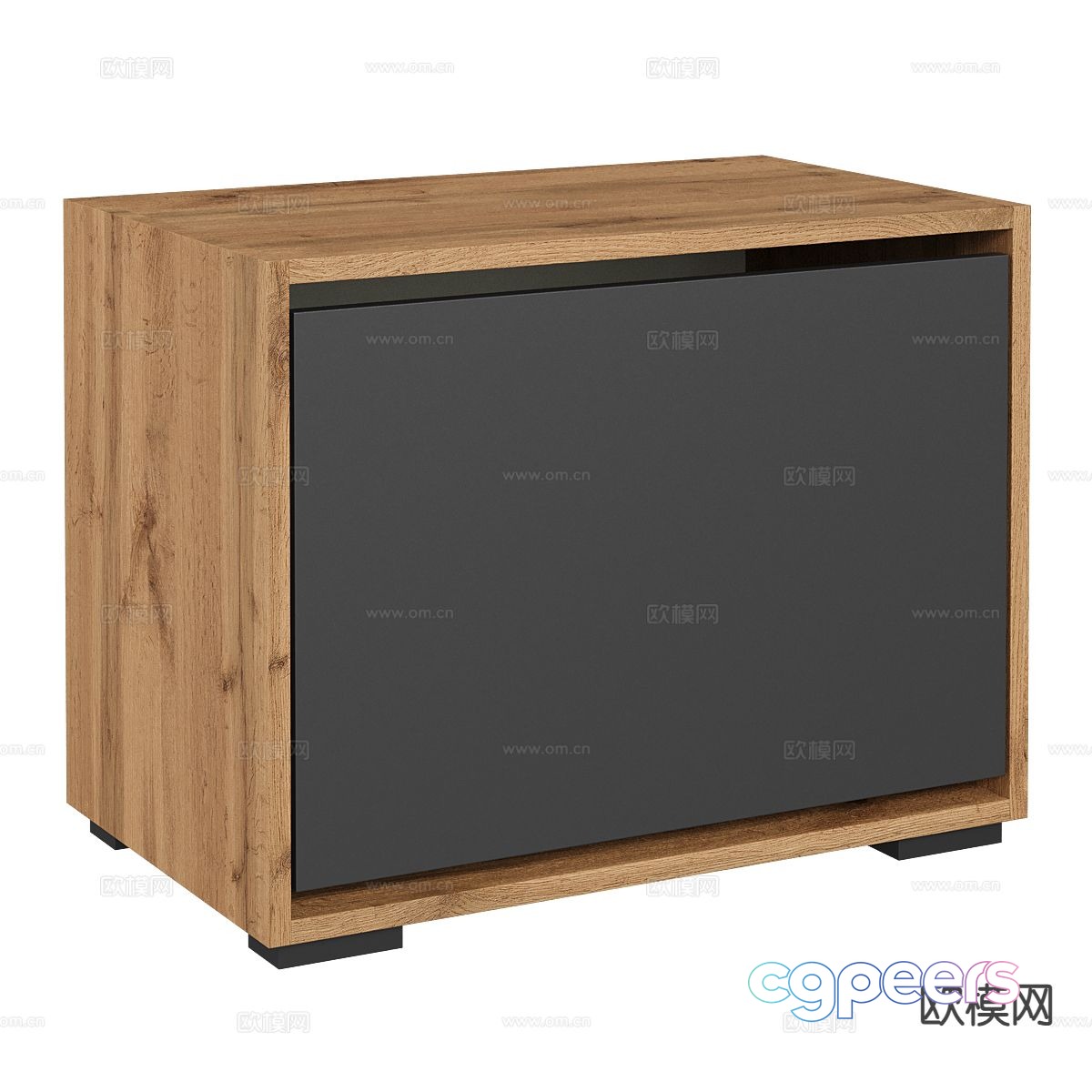 Nordic simple bedside table 3d model Nordic simple bedside table 3d model