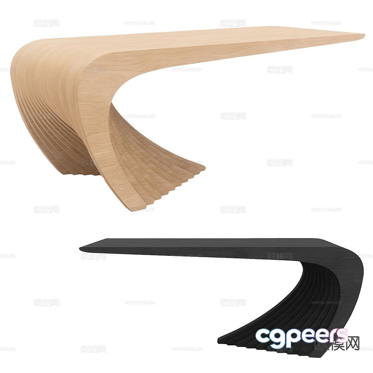 Nordic side table corner table 3d model Nordic side table corner table 3d model
