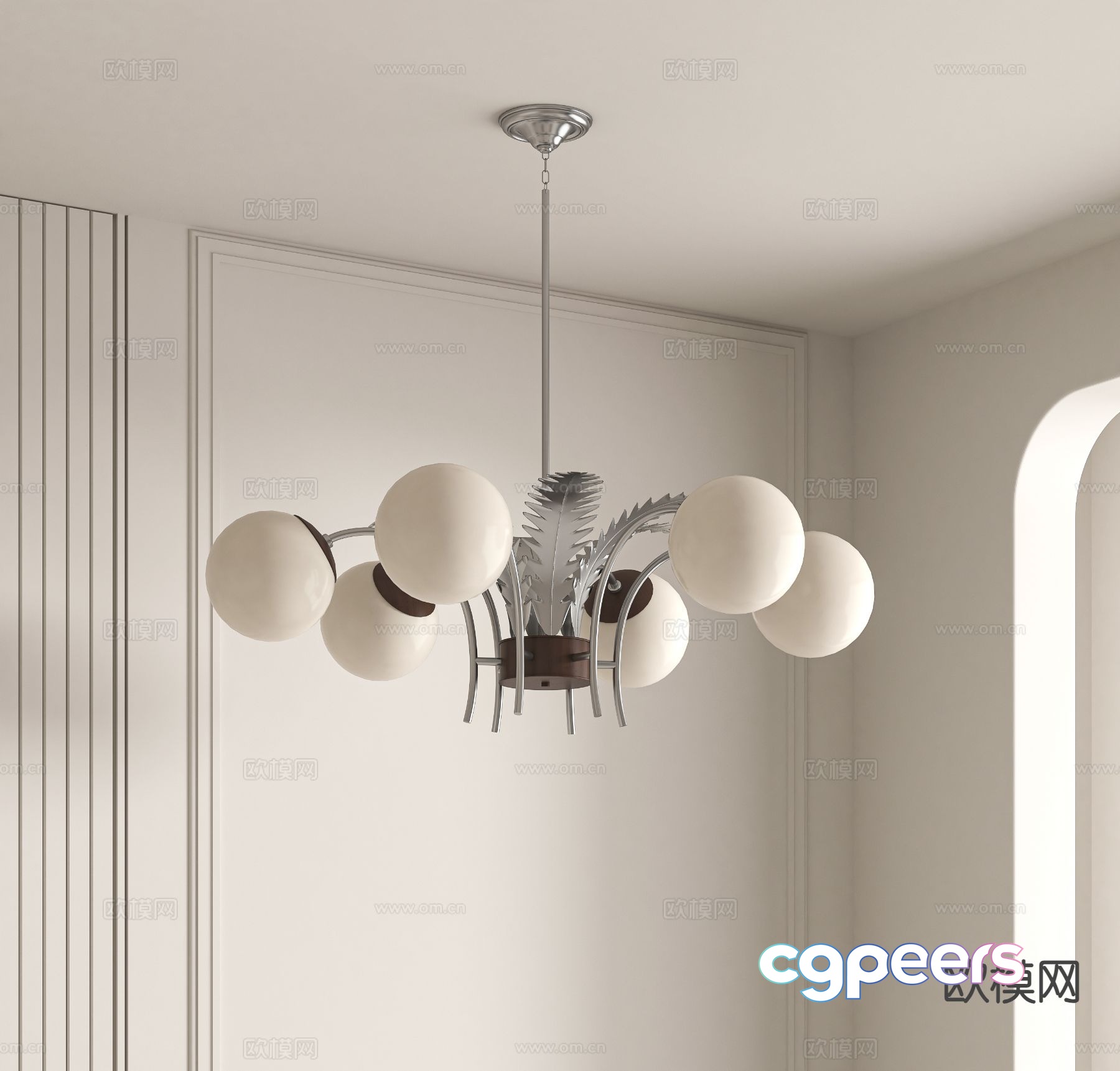 Medieval style chandelier 3d model Medieval style chandelier 3d model