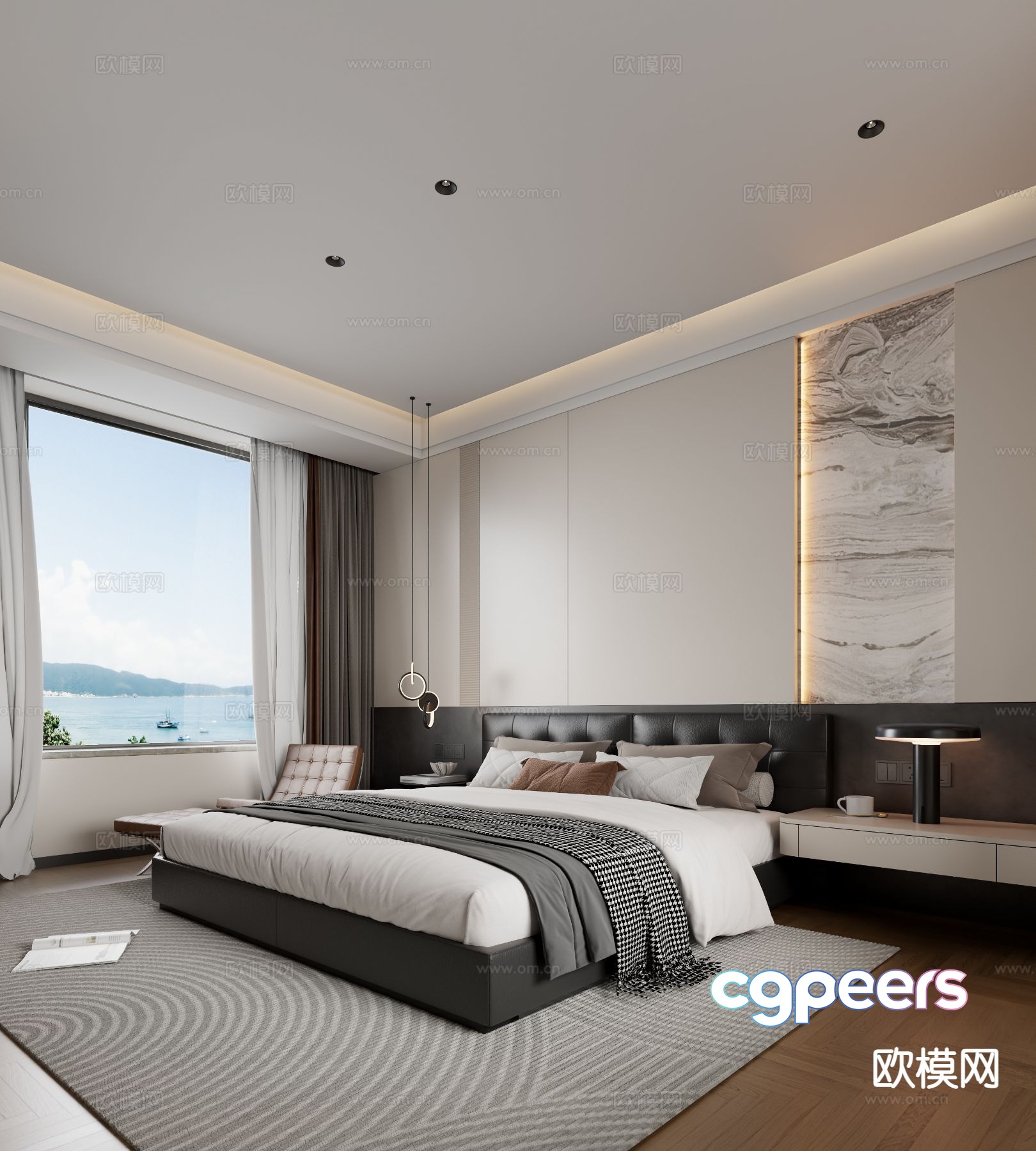 Modern bedroom master bedroom 3d model Modern bedroom master bedroom 3d model