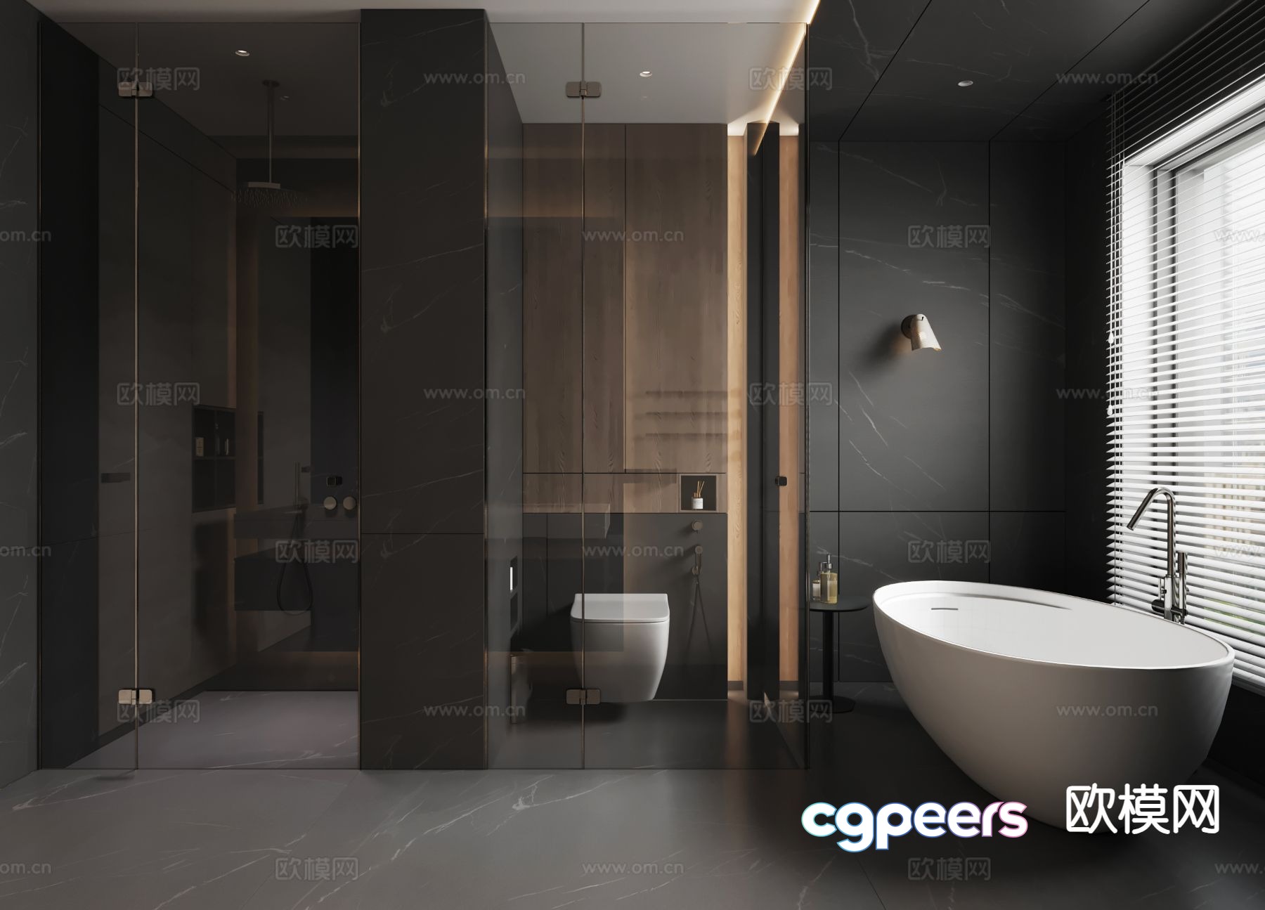 Italian bathroom bathroom 3d model Italian bathroom bathroom 3d model
