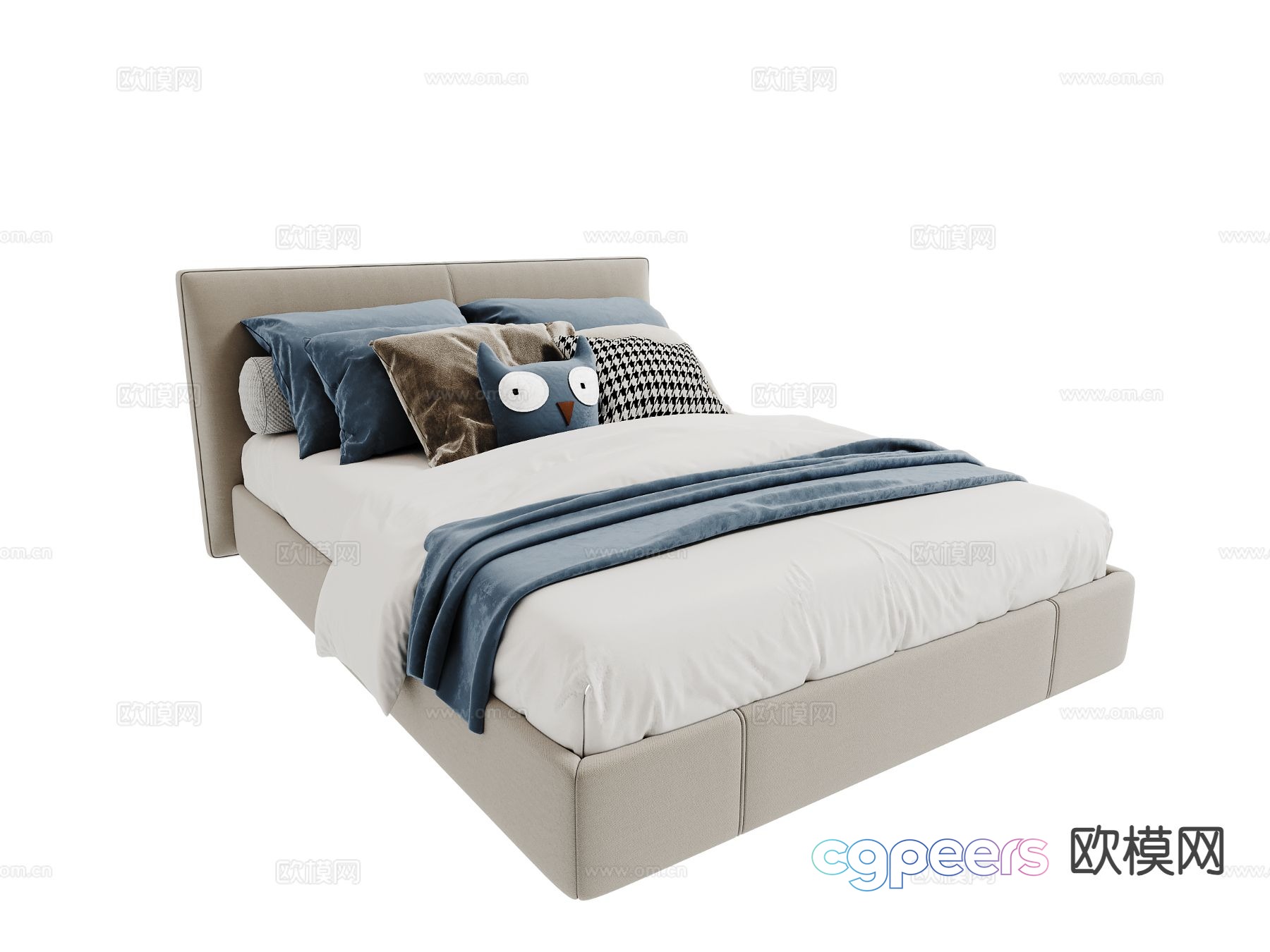 Modern boy bed children’s bed 3d model Modern boy bed children’s bed 3d model