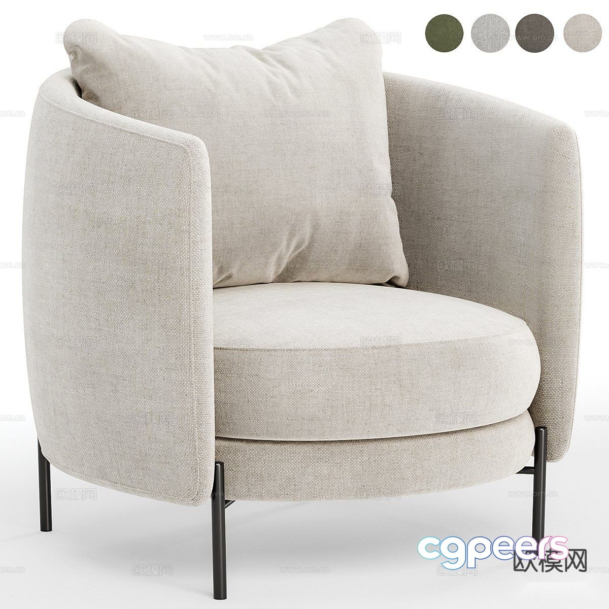 Single sofa 3d model Single sofa 3d model