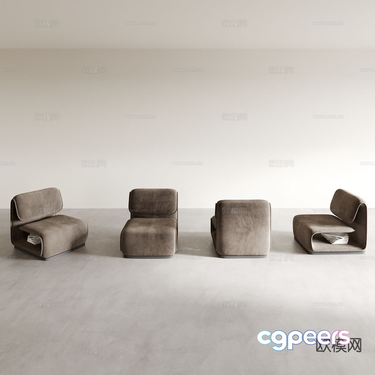 Single sofa leisure sofa 3d model Single sofa leisure sofa 3d model