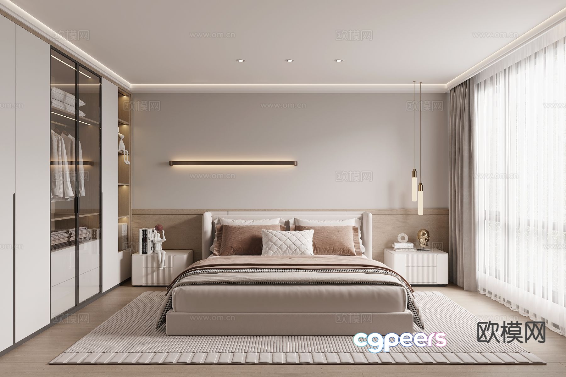 Modern bedroom master bedroom 3d model Modern bedroom master bedroom 3d model