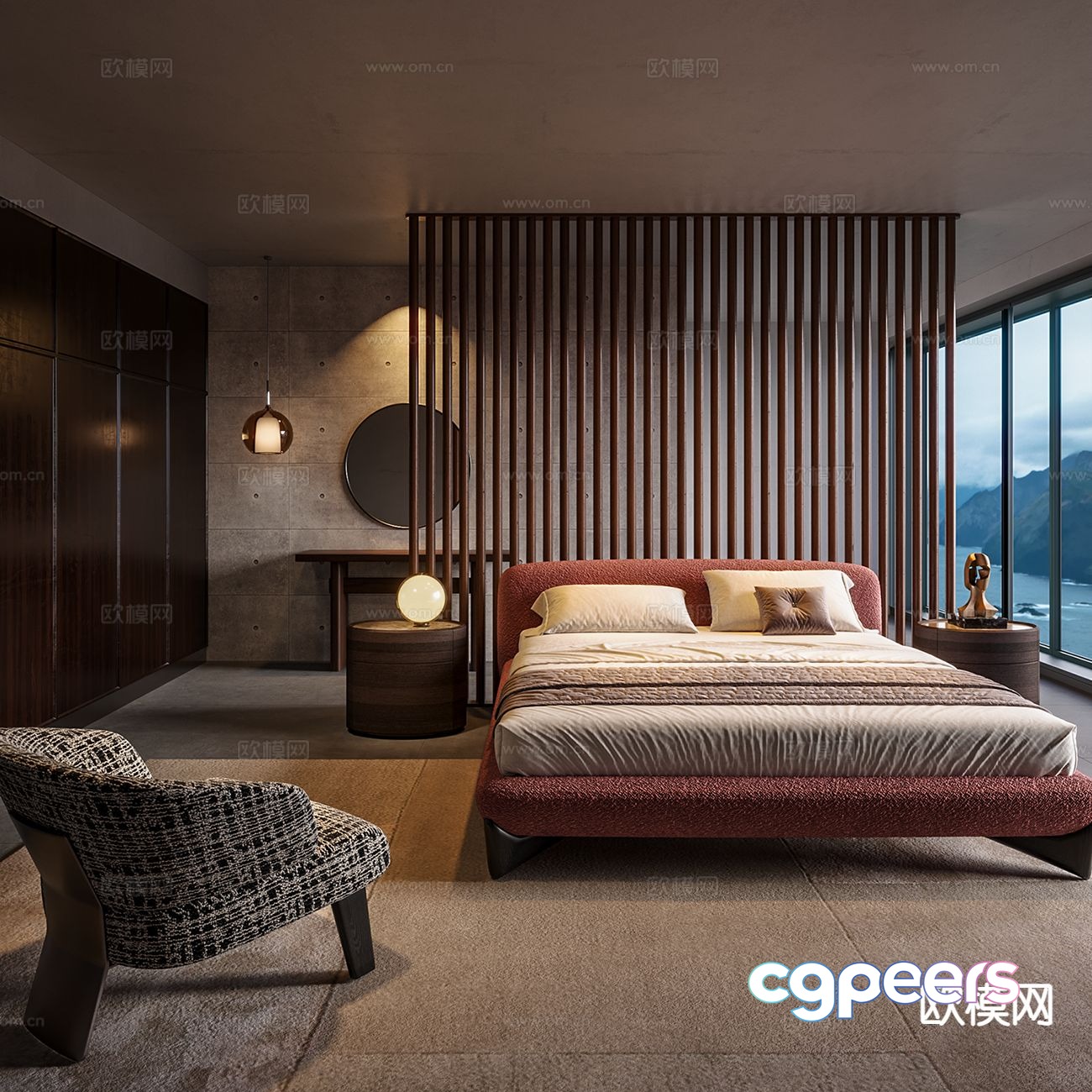 Italian style bedroom master bedroom 3d model Italian style bedroom master bedroom 3d model