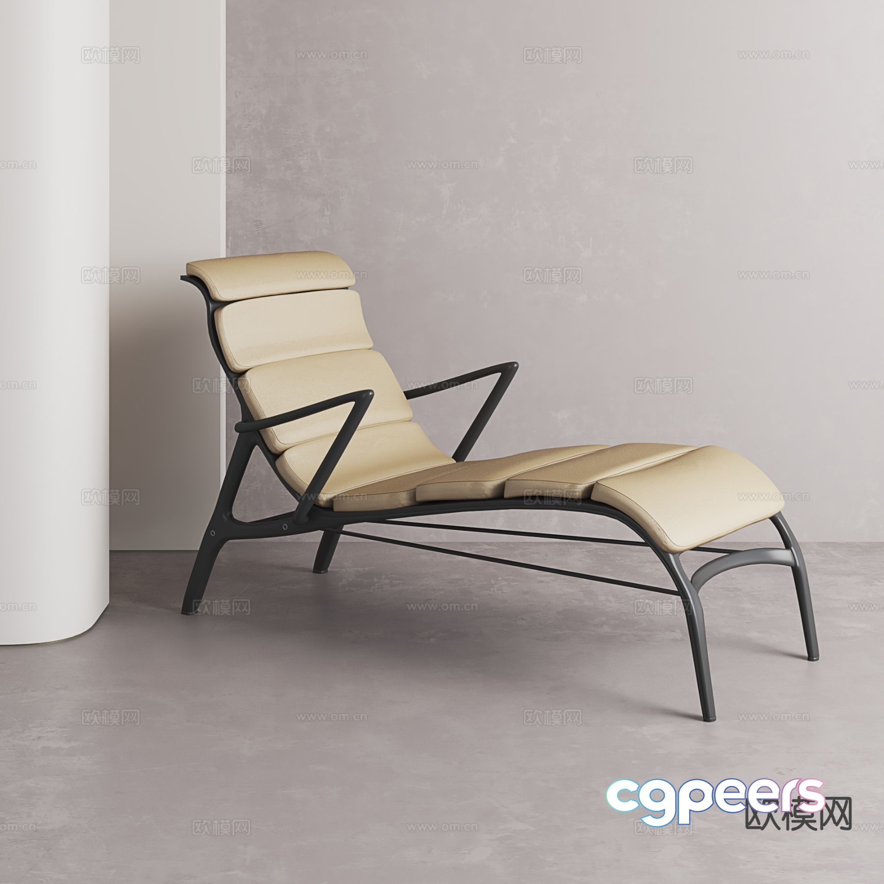 Modern lounge chair 3d model Modern lounge chair 3d model