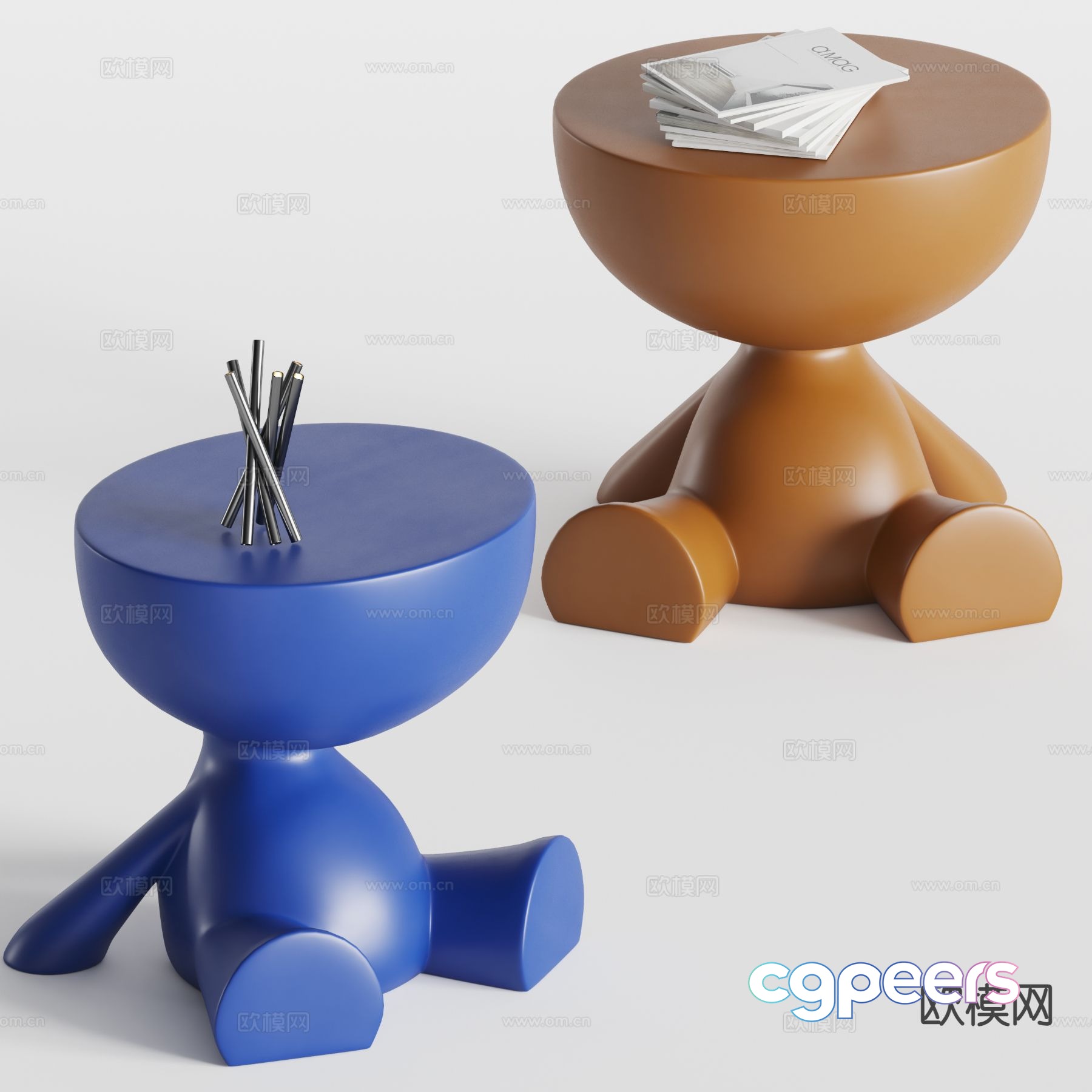 minotti round table side table 3d model minotti round table side table 3d model