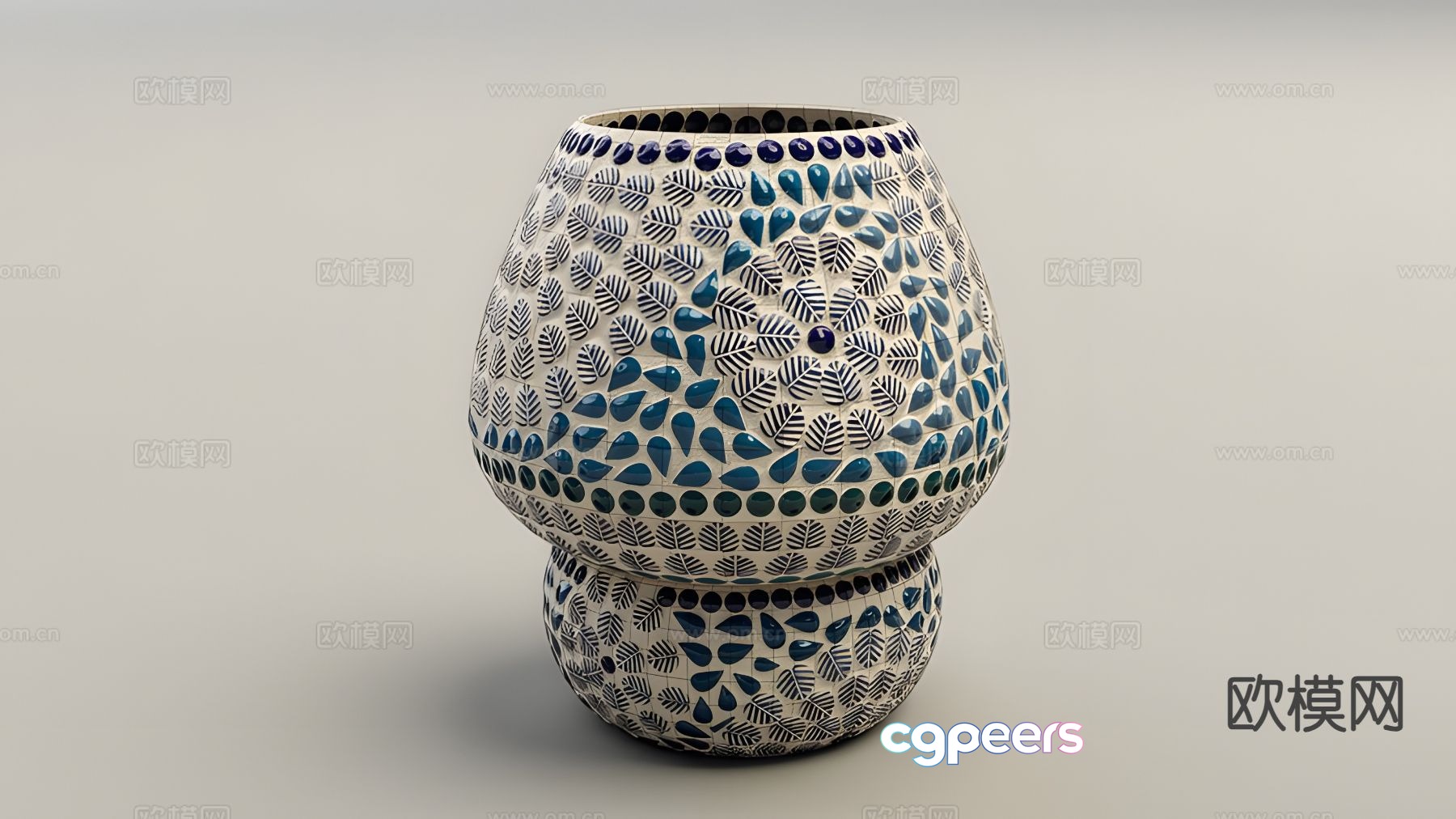 Clay pot porcelain 3d model Clay pot porcelain 3d model