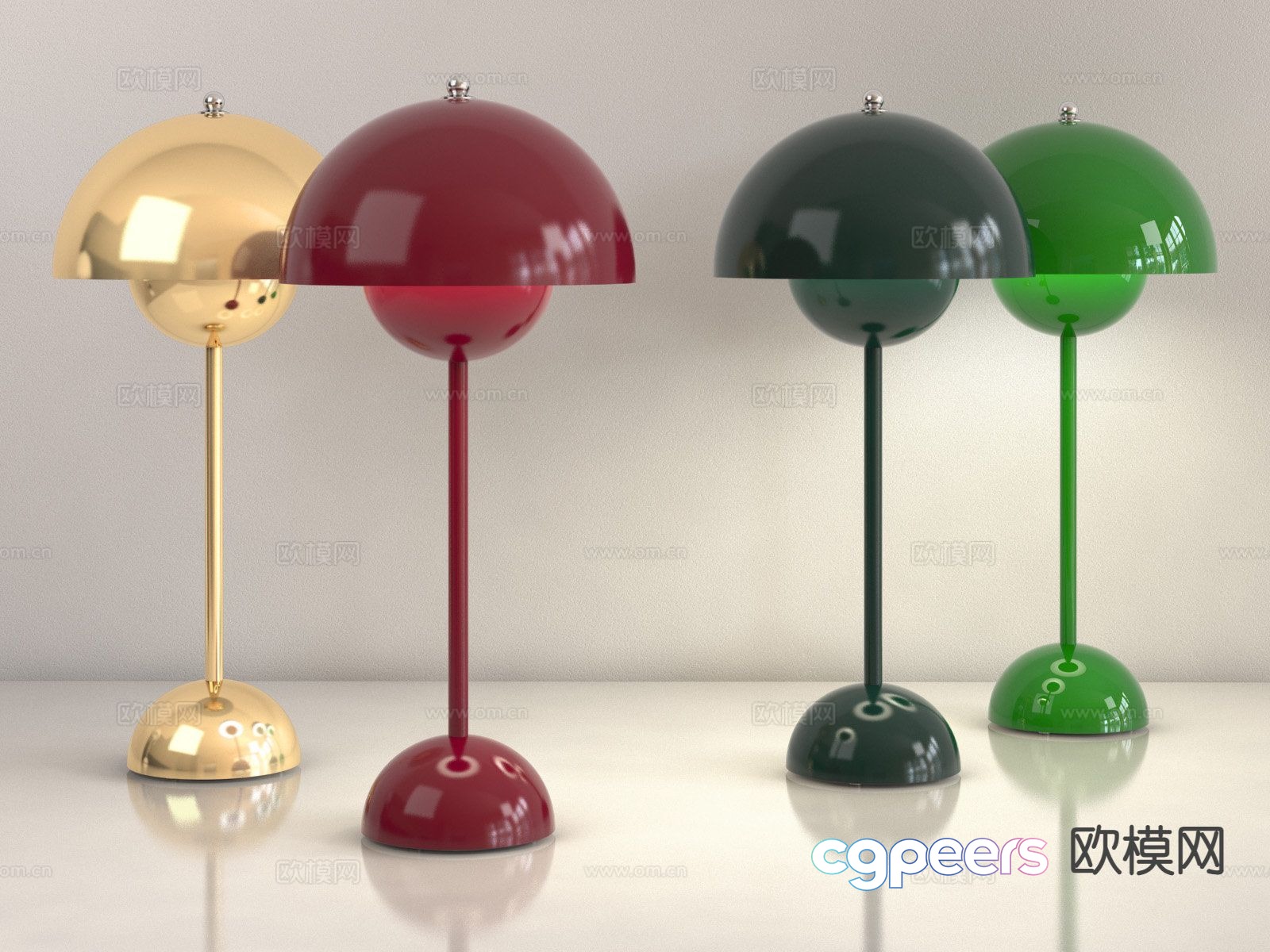 Creative table lamp bedroom table lamp 3d model Creative table lamp bedroom table lamp 3d model