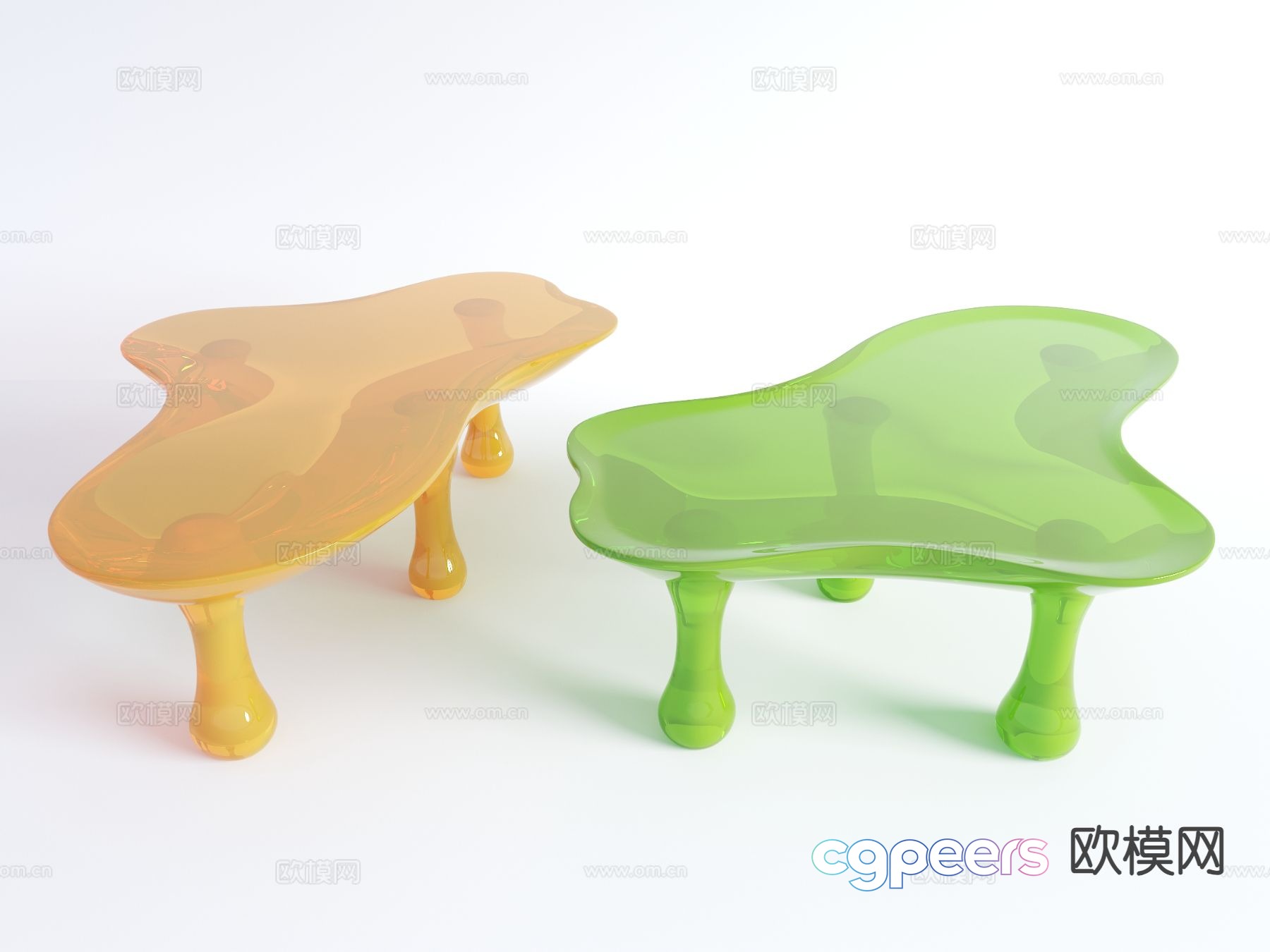 Modern special-shaped coffee table 3d model Modern special-shaped coffee table 3d model