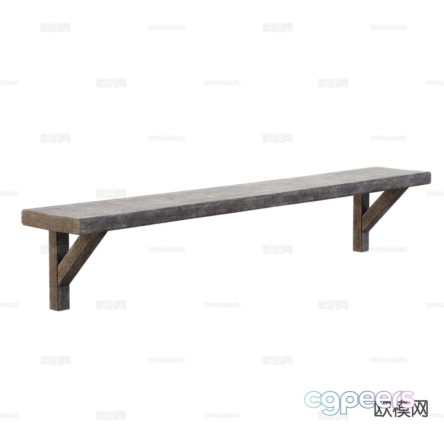 wall bracket board wooden partition 3d model wall bracket board wooden partition 3d model