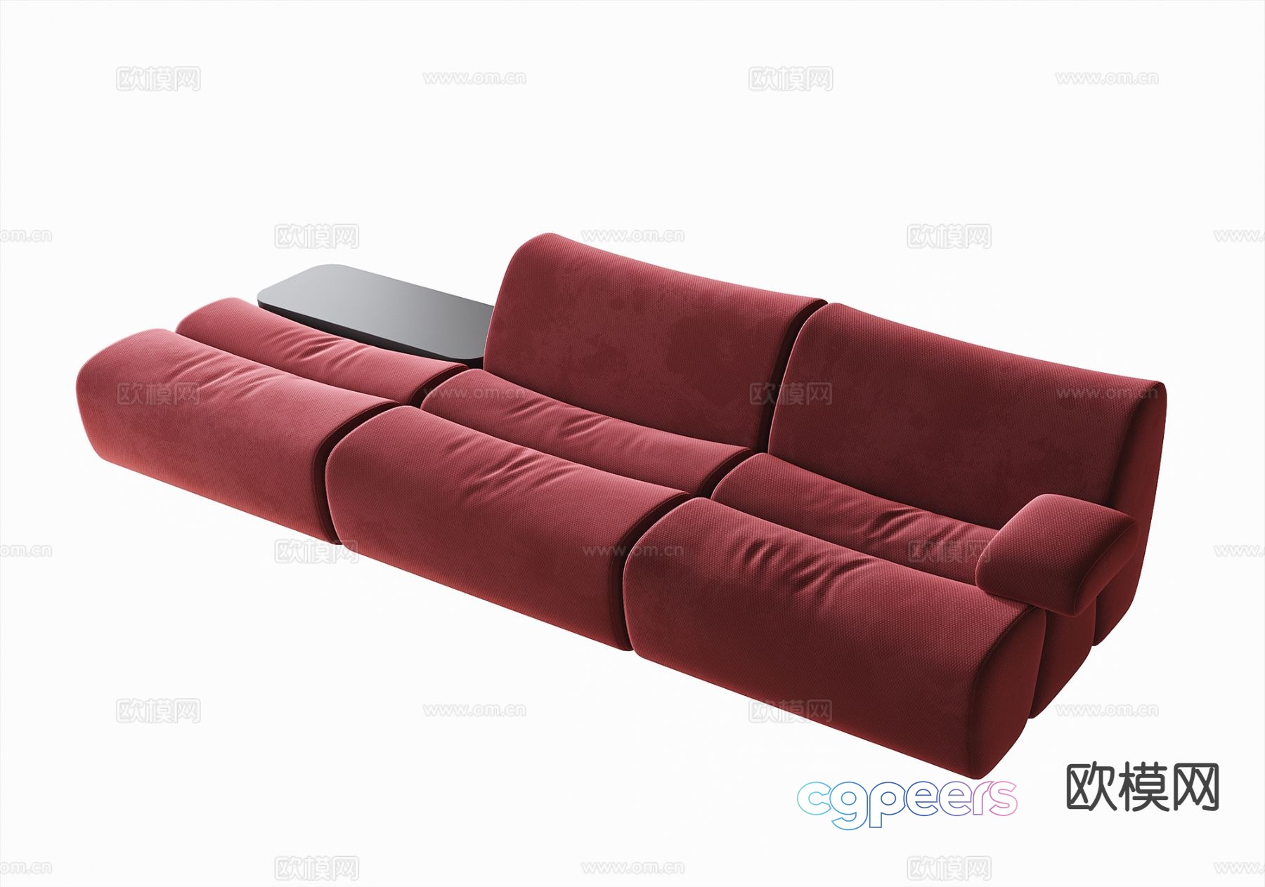 Modern multi-seater sofa 3d model Modern multi-seater sofa 3d model
