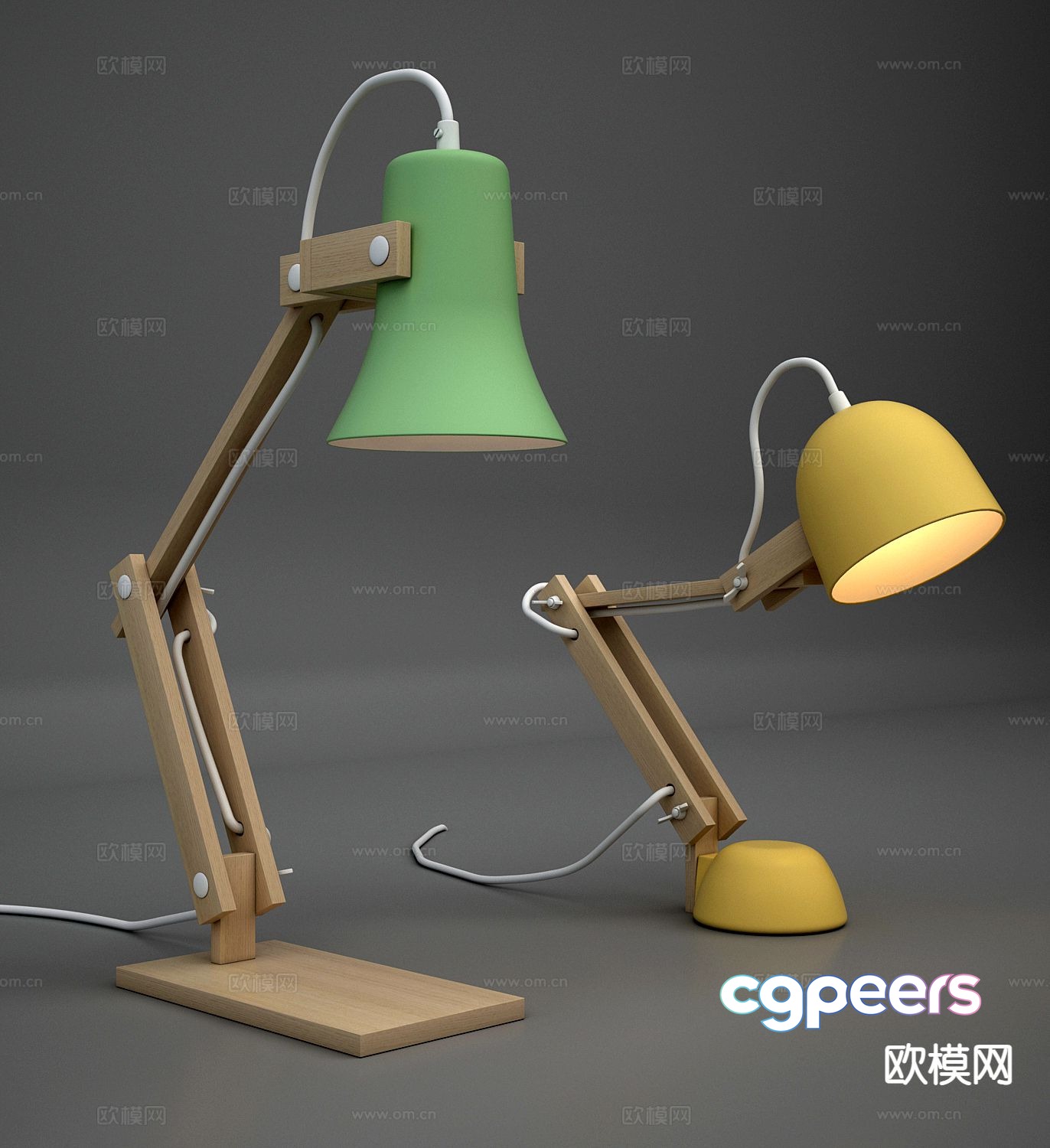 Nordic desk lamp folding desk lamp 3d model Nordic desk lamp folding desk lamp 3d model