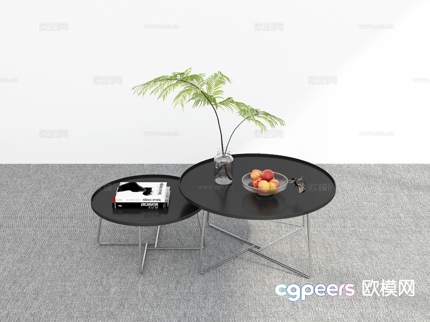 Minimalist coffee table mother-in-law coffee table 3d model Minimalist coffee table mother-in-law coffee table 3d model