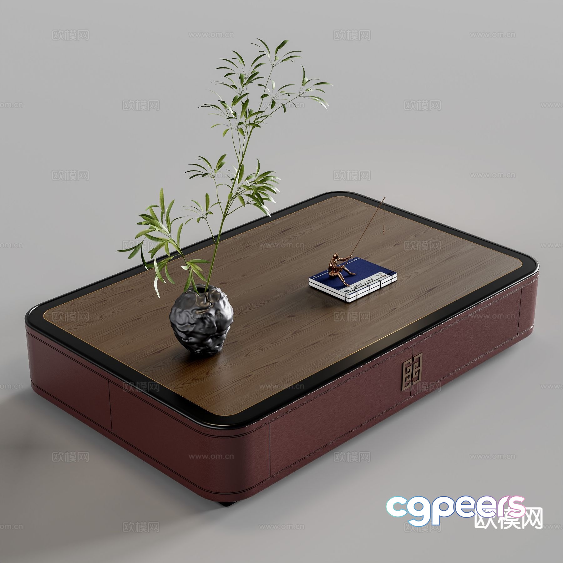 New Chinese coffee table 3d model New Chinese coffee table 3d model
