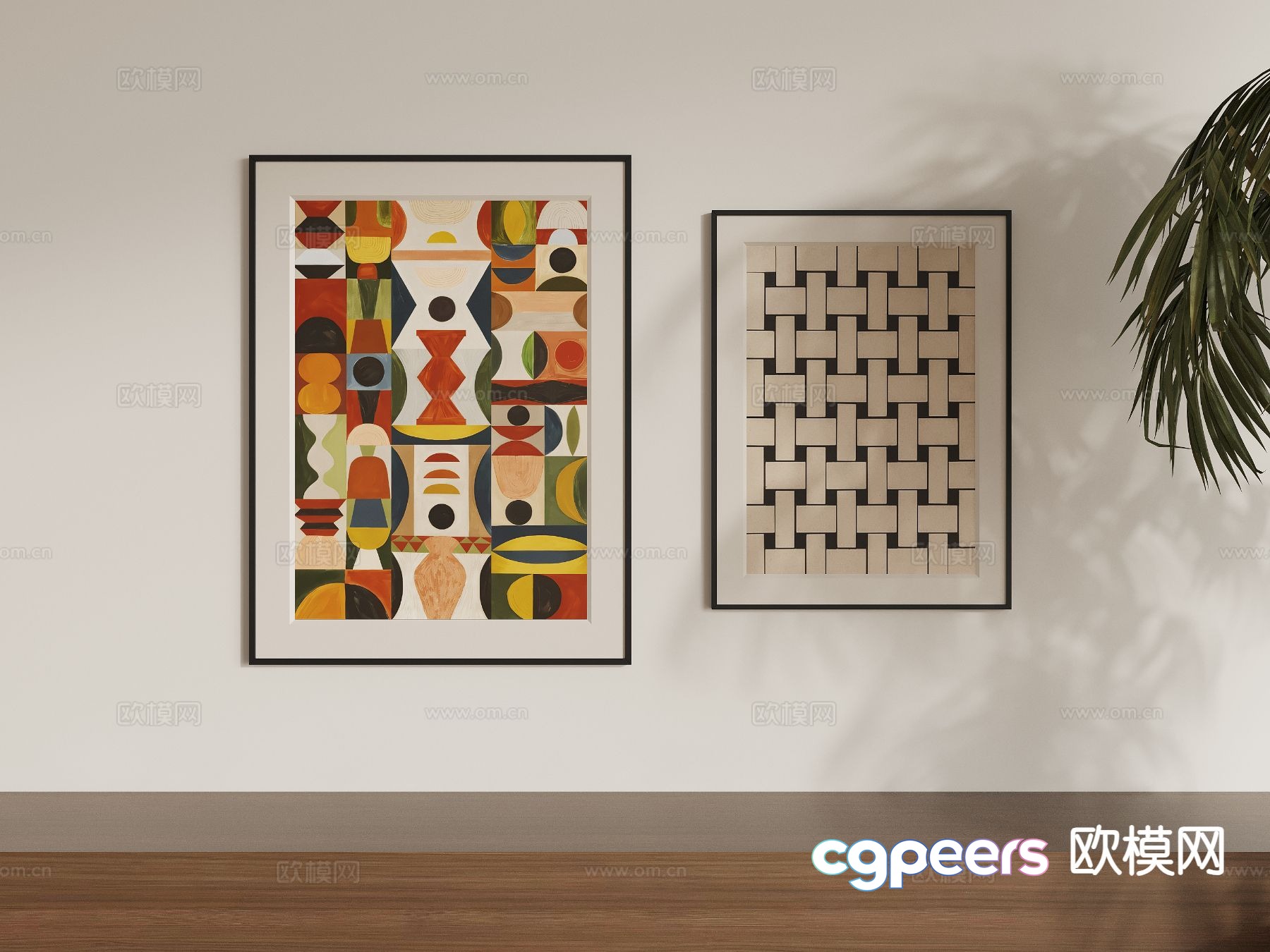 Medieval style hanging painting decorative painting 3d model Medieval style hanging painting decorative painting 3d model
