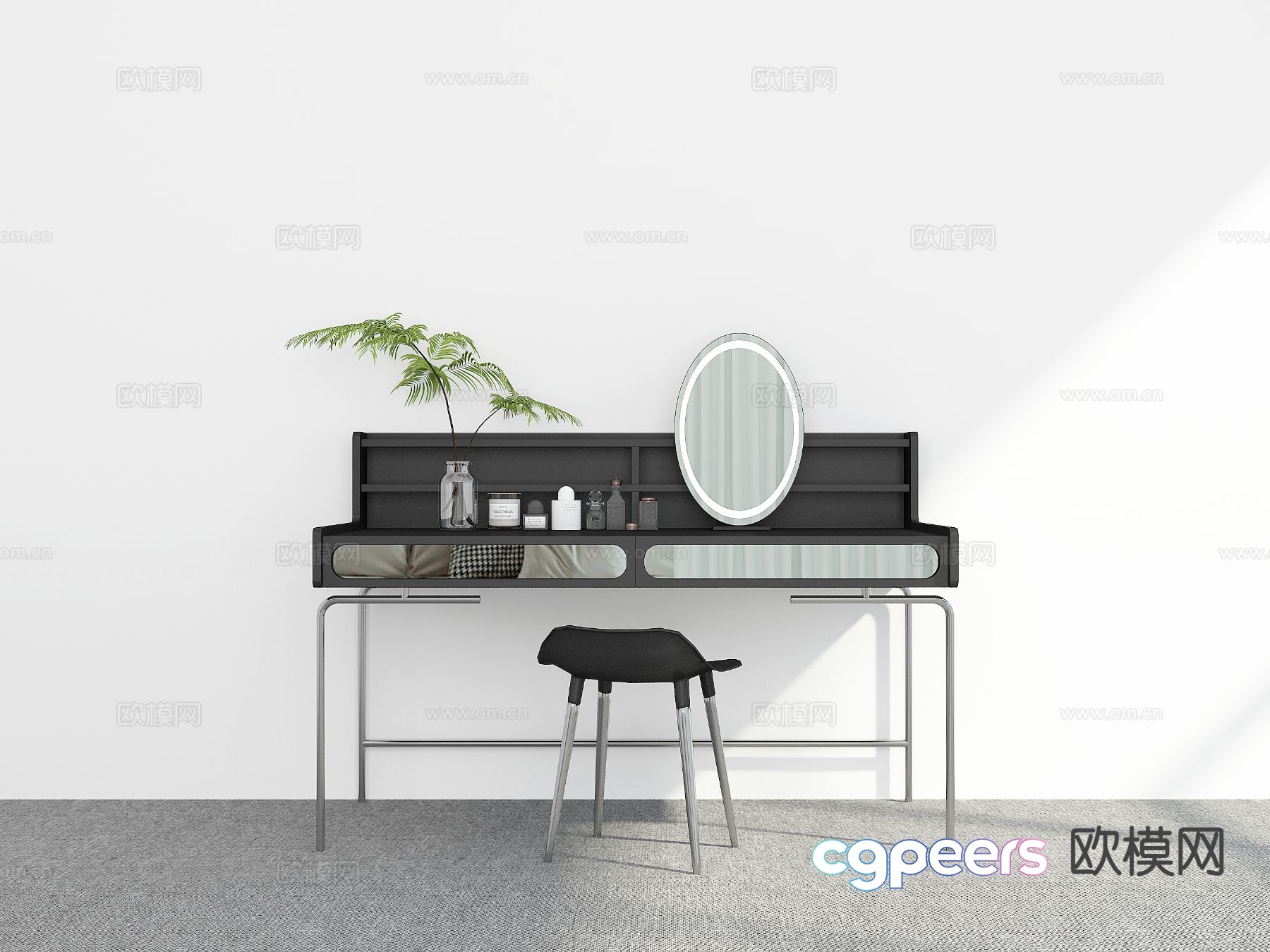 Modern dressing table dressing table 3d model Modern dressing table dressing table 3d model