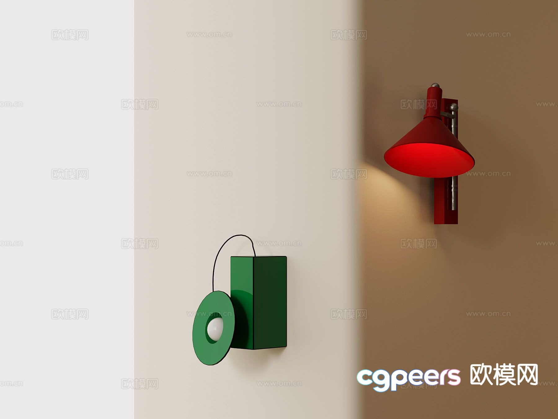 Simple wall lamp creative wall lamp 3d model Simple wall lamp creative wall lamp 3d model