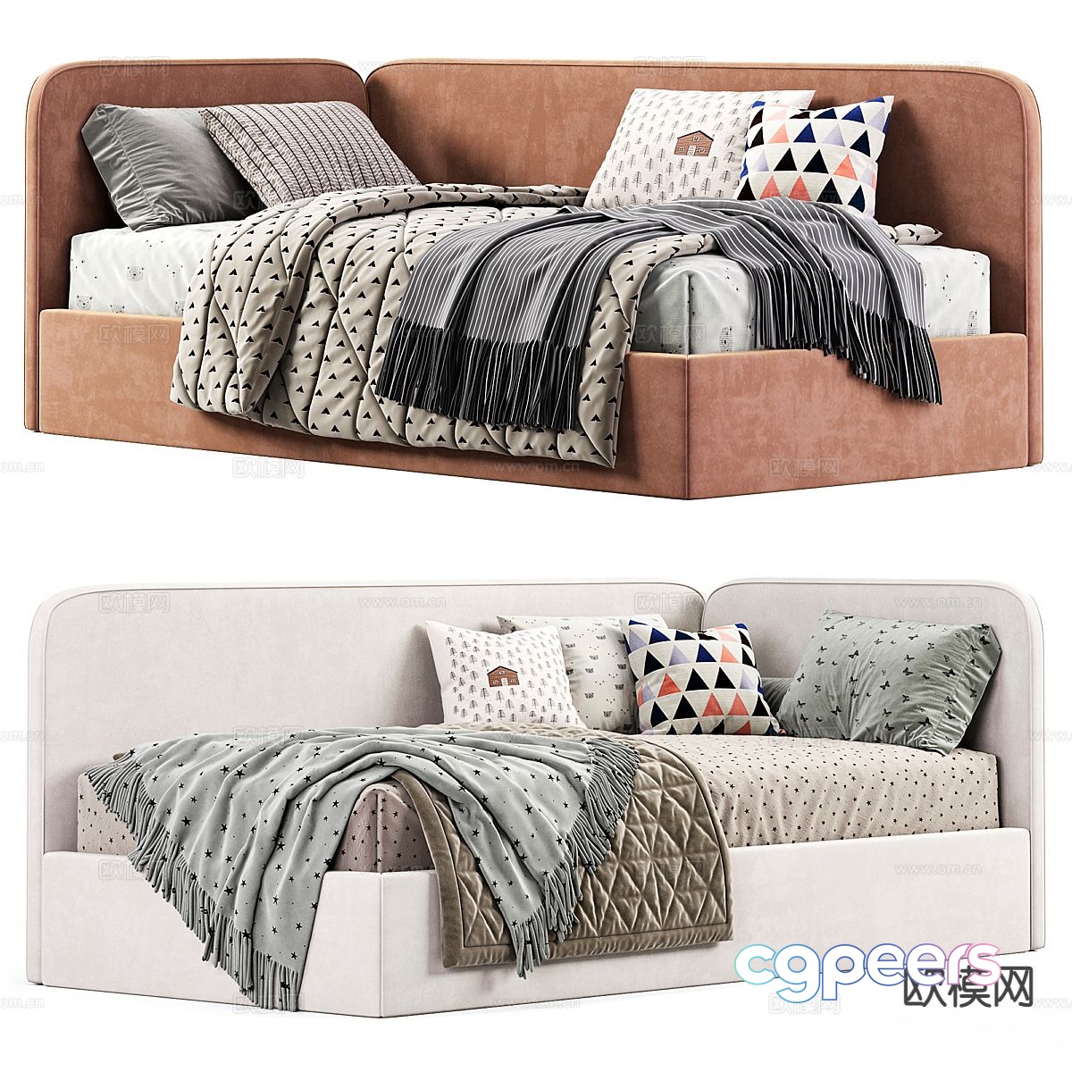 Modern sofa bed 3d model Modern sofa bed 3d model