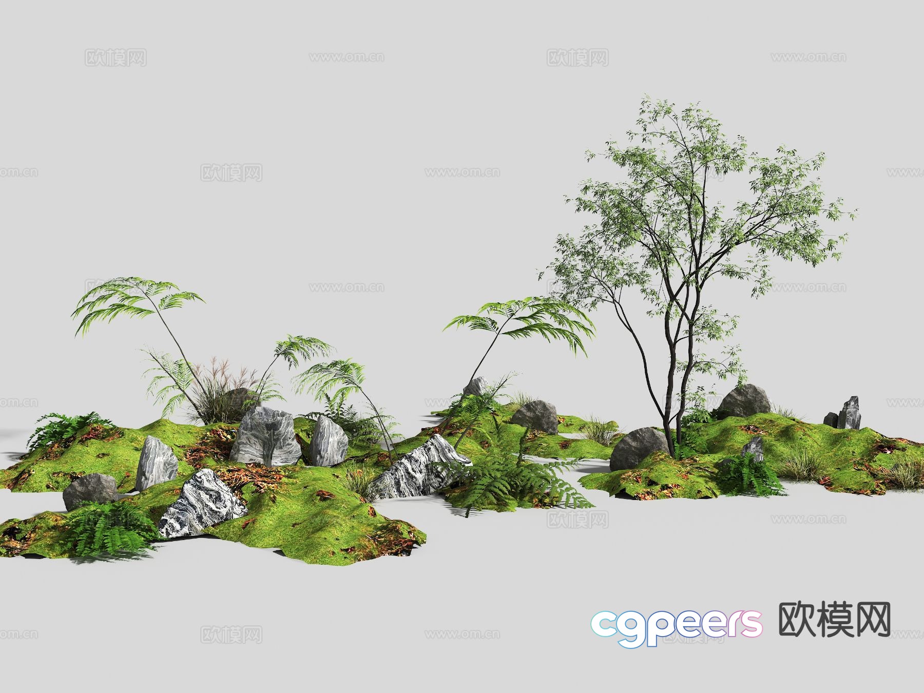Mountain terrain micro terrain micro landscape 3d model Mountain terrain micro terrain micro landscape 3d model