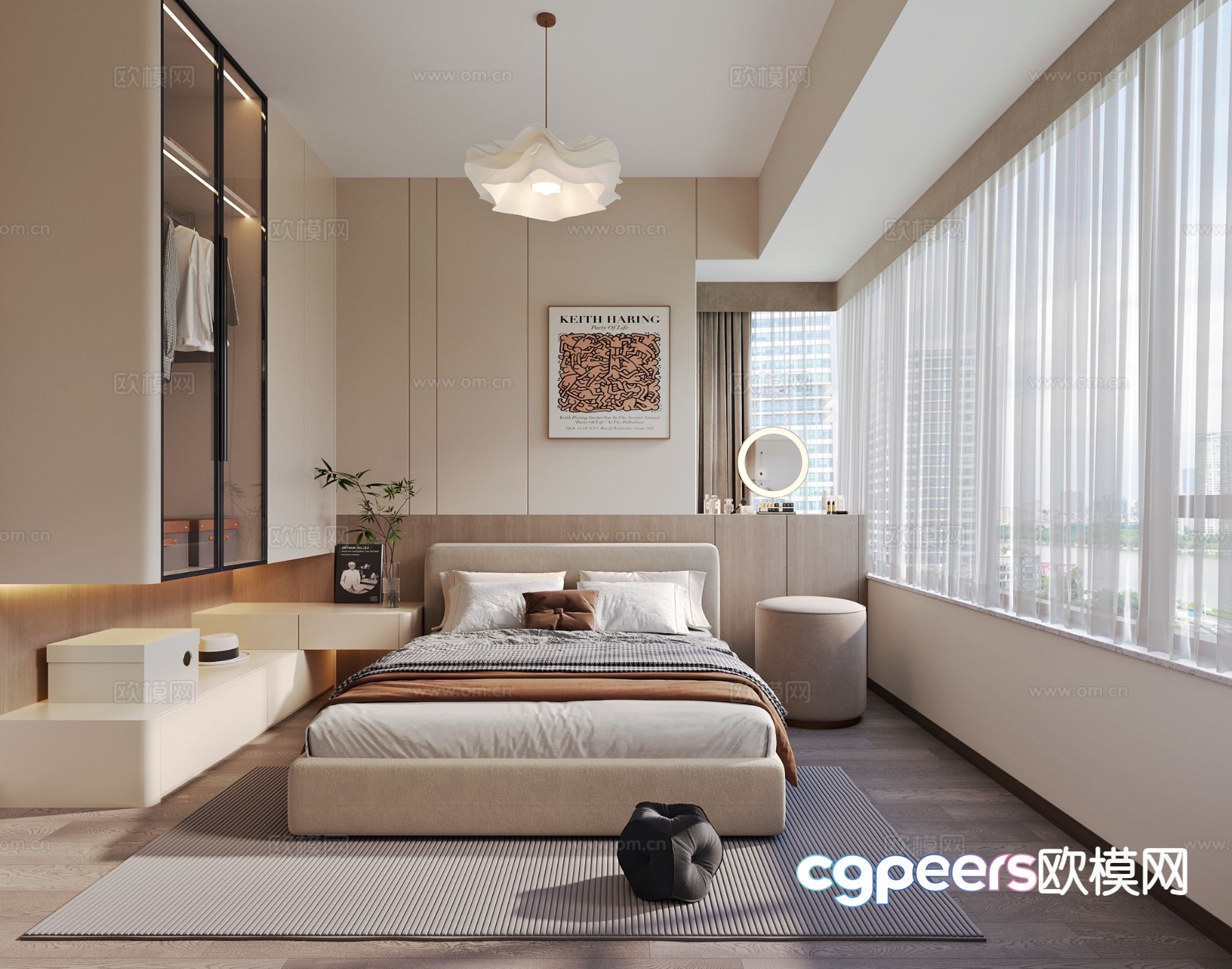 Modern bedroom master bedroom 3d model Modern bedroom master bedroom 3d model