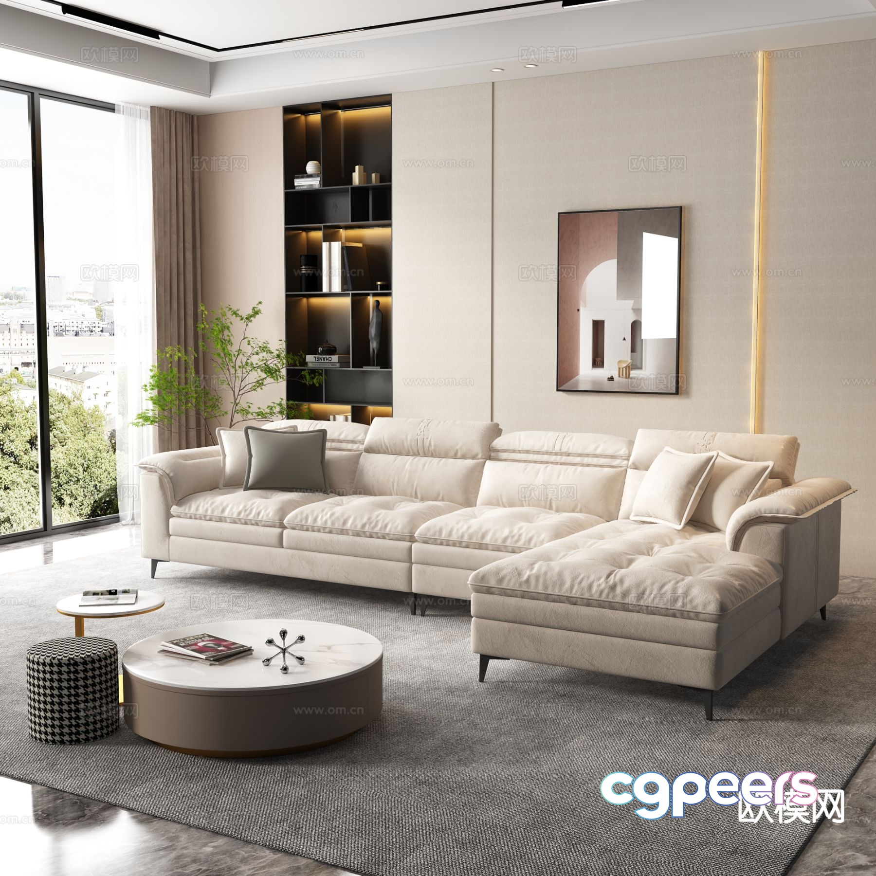 Modern corner sofa modular sofa 3d model Modern corner sofa modular sofa 3d model