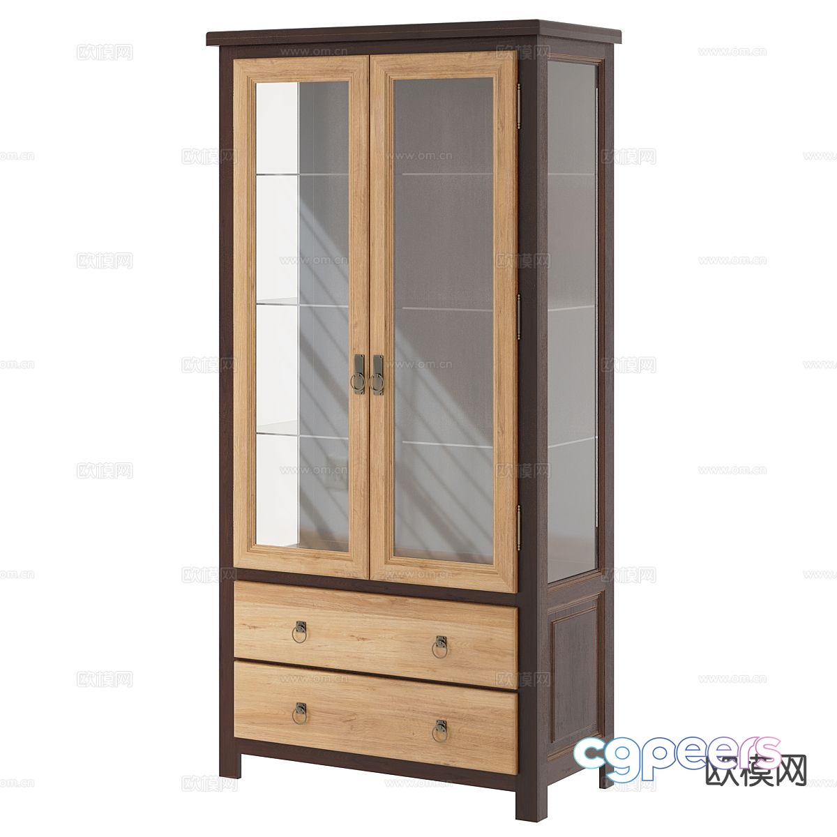 Nordic wine cabinet 3d model Nordic wine cabinet 3d model