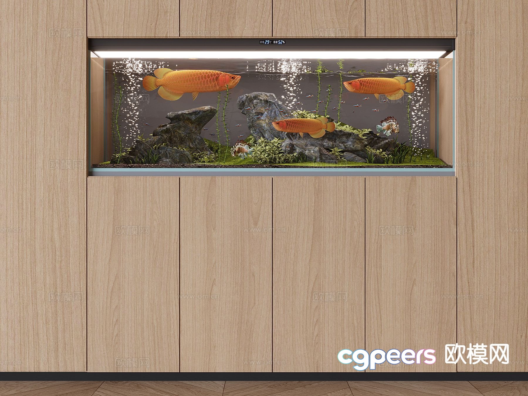 fish tank aquarium 3d model fish tank aquarium 3d model