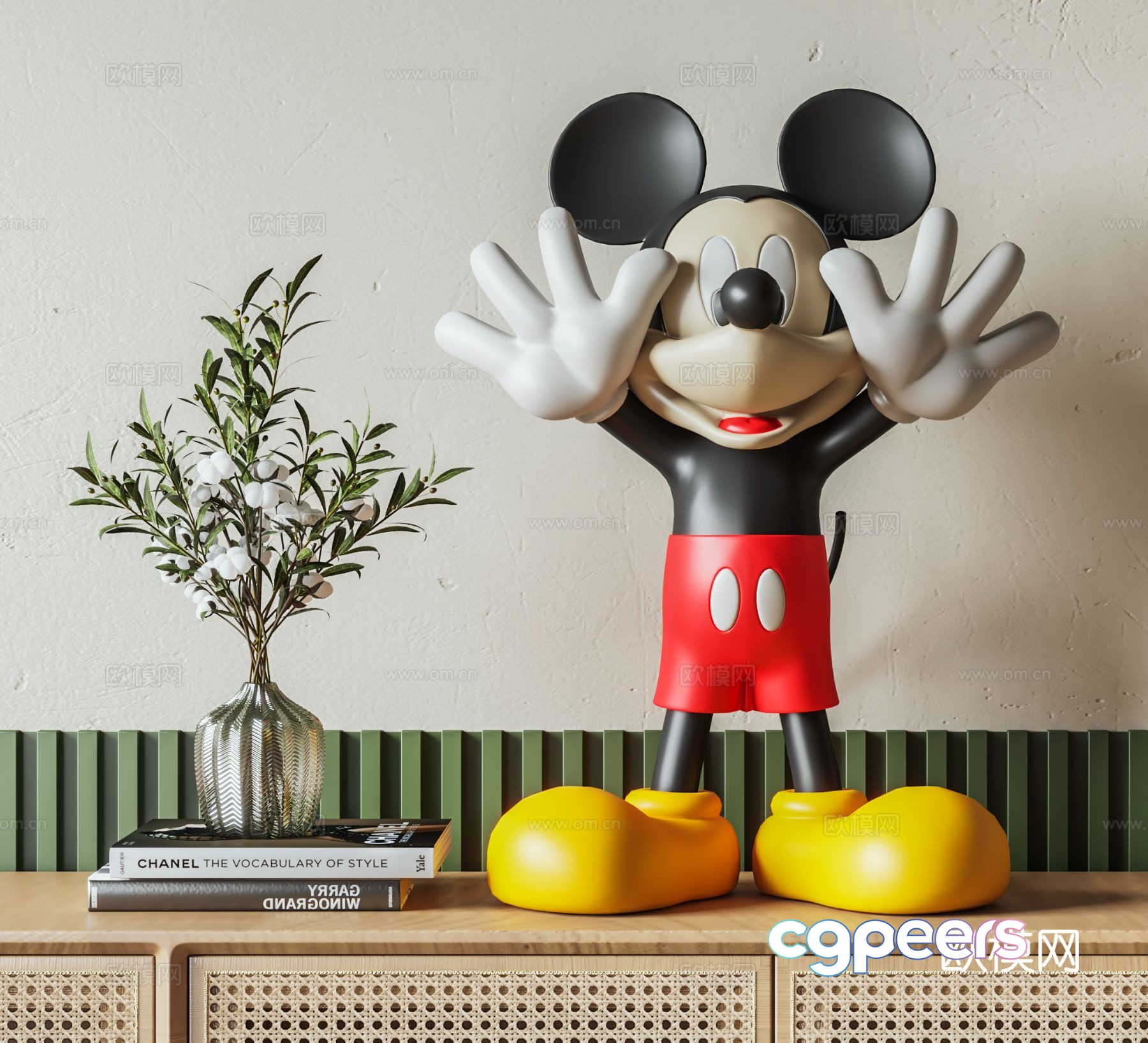 Mickey Toy Sculpture Doll Cartoon Ornaments 3D Model Mickey Toy Sculpture Doll Cartoon Ornaments 3D Model
