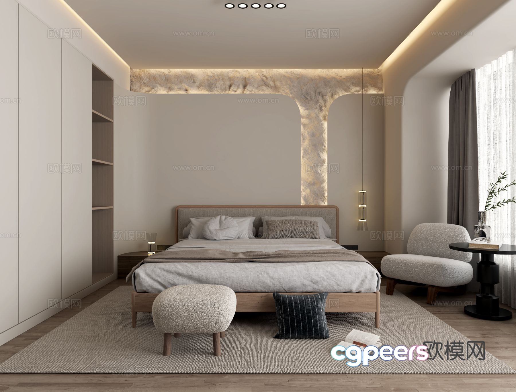Modern bedroom master bedroom 3d model Modern bedroom master bedroom 3d model