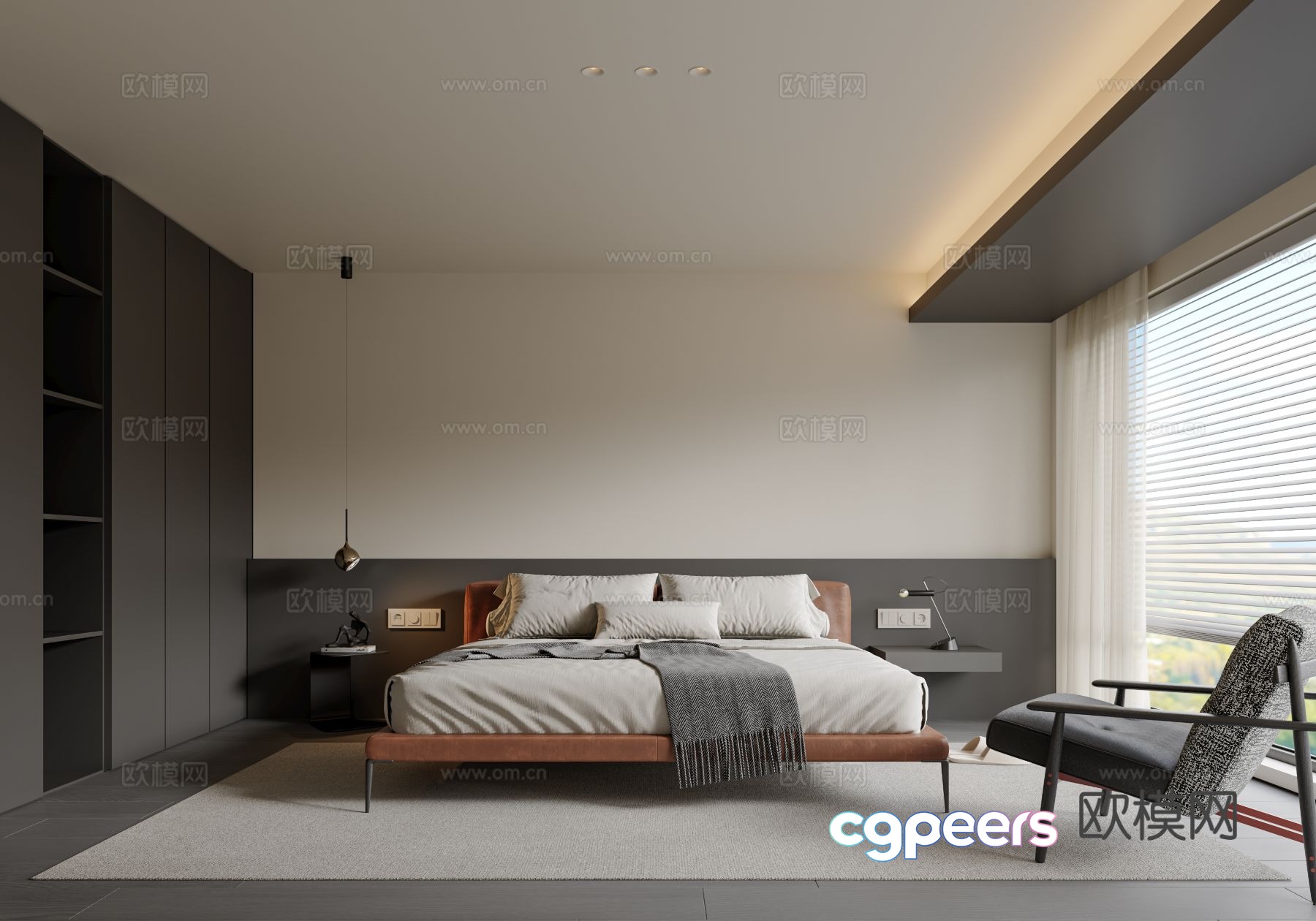 Modern bedroom master bedroom 3d model Modern bedroom master bedroom 3d model