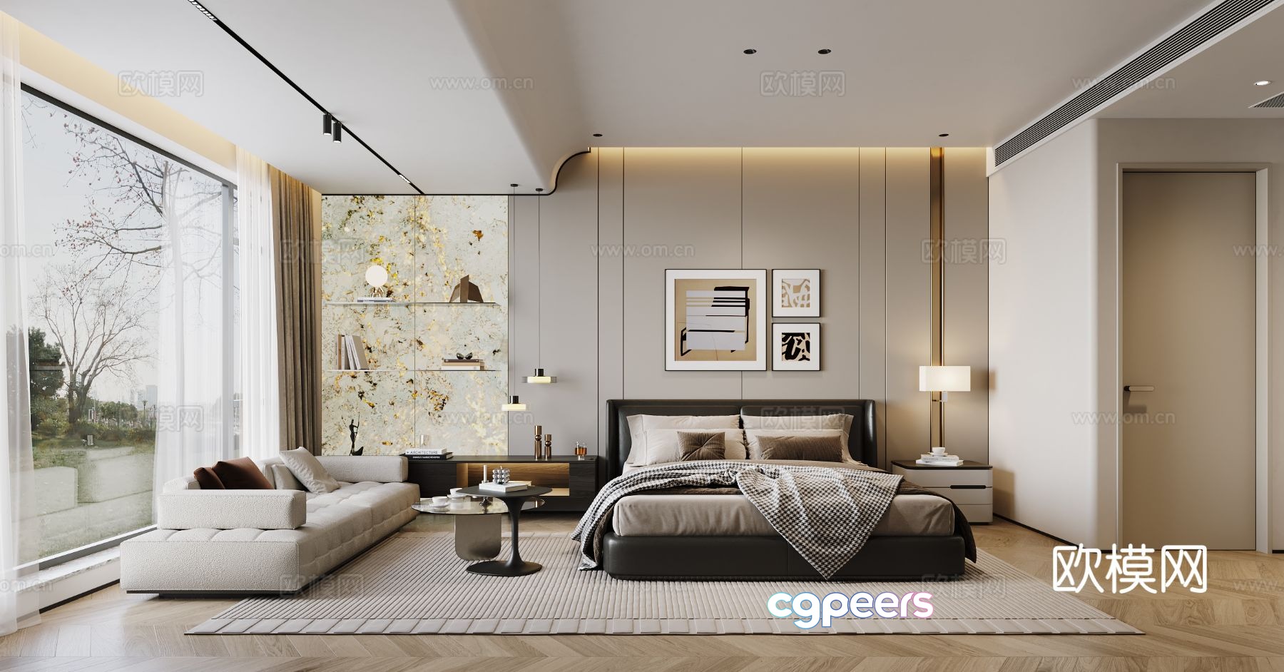 Modern bedroom master bedroom 3d model Modern bedroom master bedroom 3d model