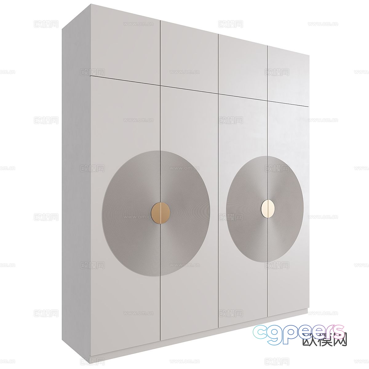 Modern wardrobe 3d model Modern wardrobe 3d model