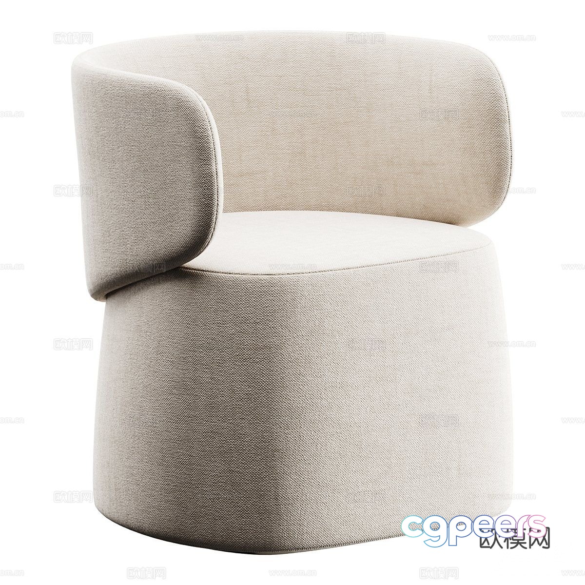 Single sofa armrest sofa 3d model Single sofa armrest sofa 3d model