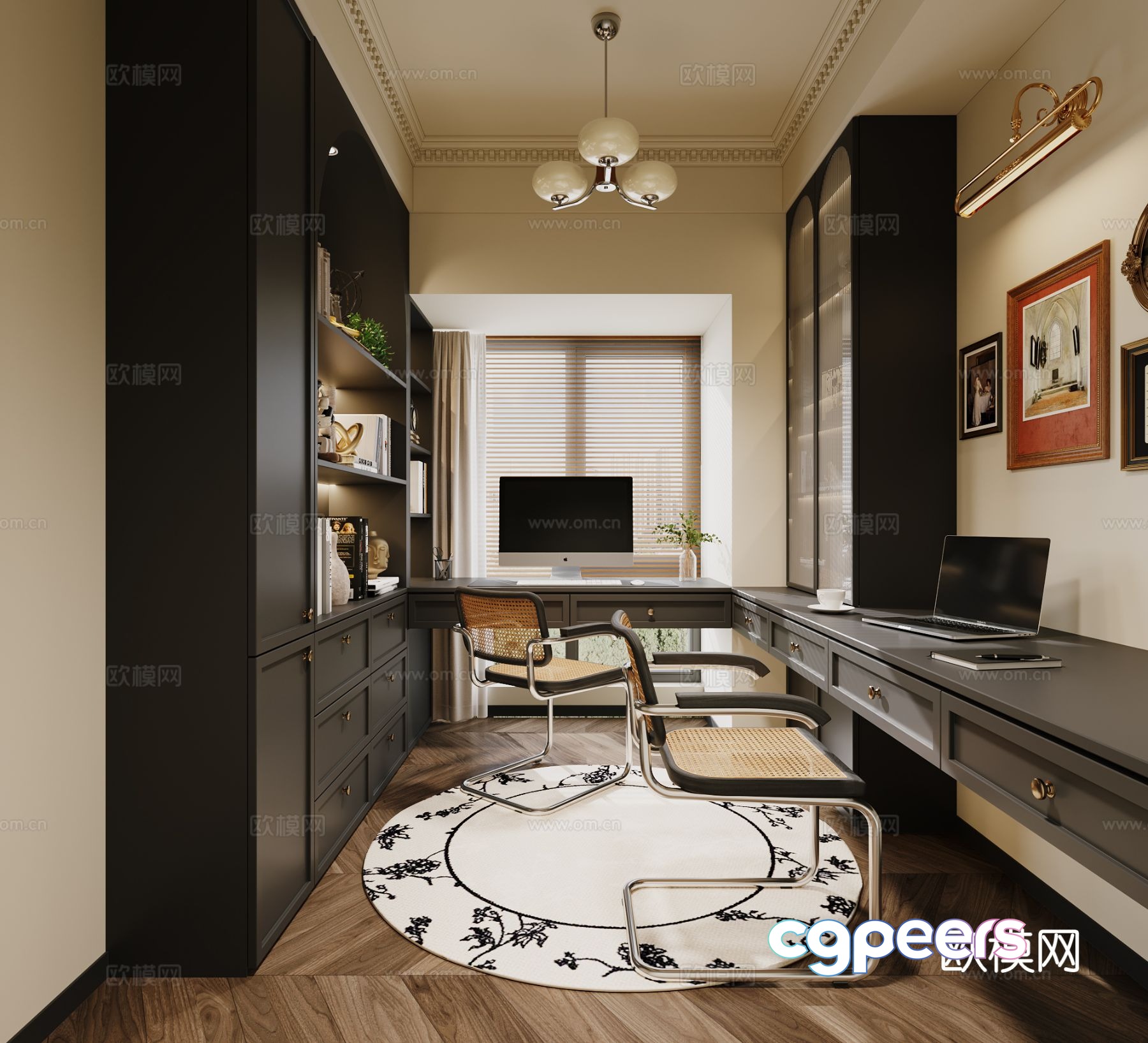 French study 3d model French study 3d model