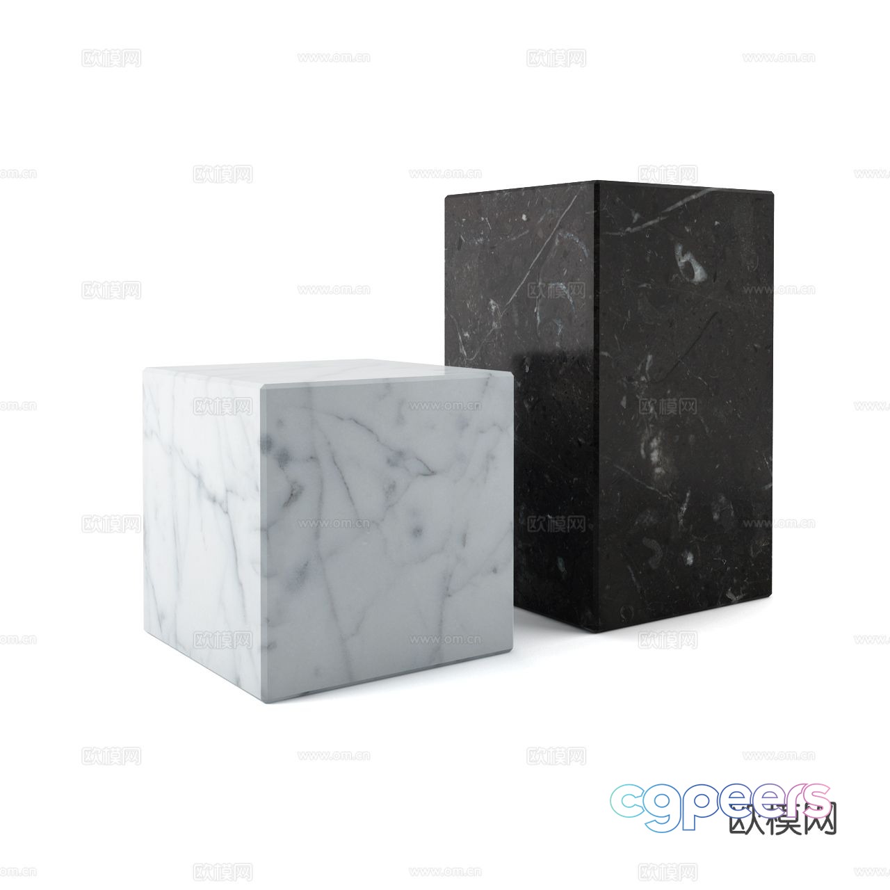 E15 marble corner table side table table 3d model E15 marble corner table side table table 3d model