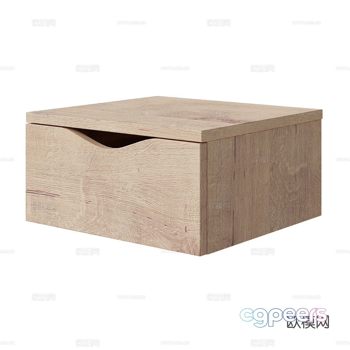 Nordic bedside table 3d model Nordic bedside table 3d model