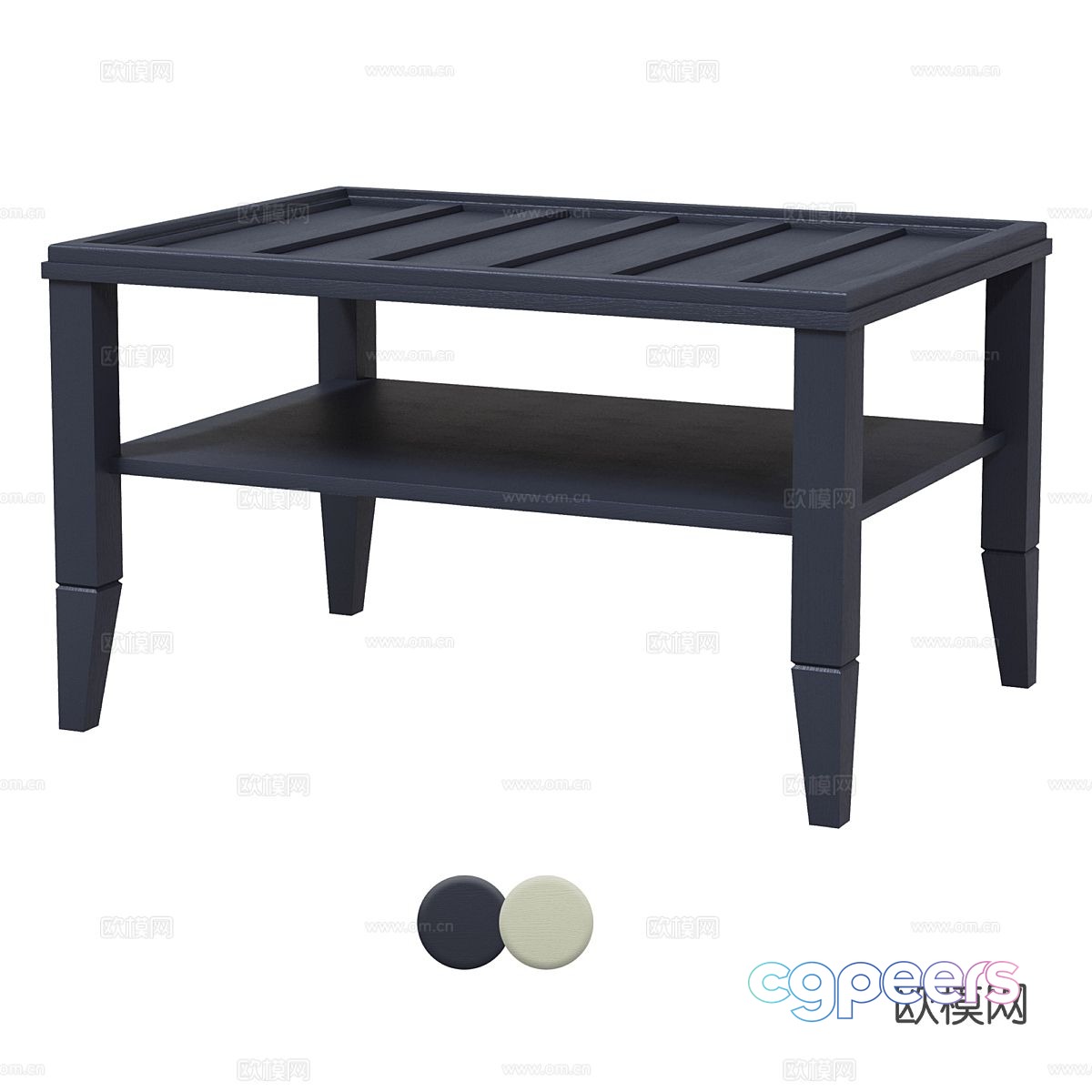 Simple coffee table square coffee table 3d model Simple coffee table square coffee table 3d model