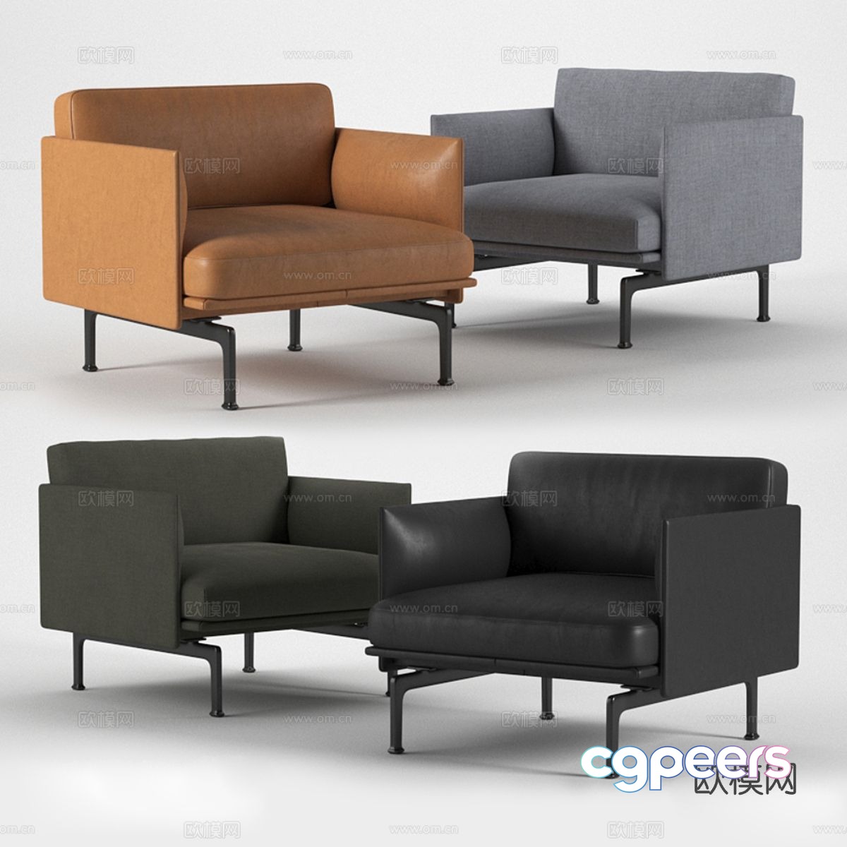 Single sofa 3d model Single sofa 3d model