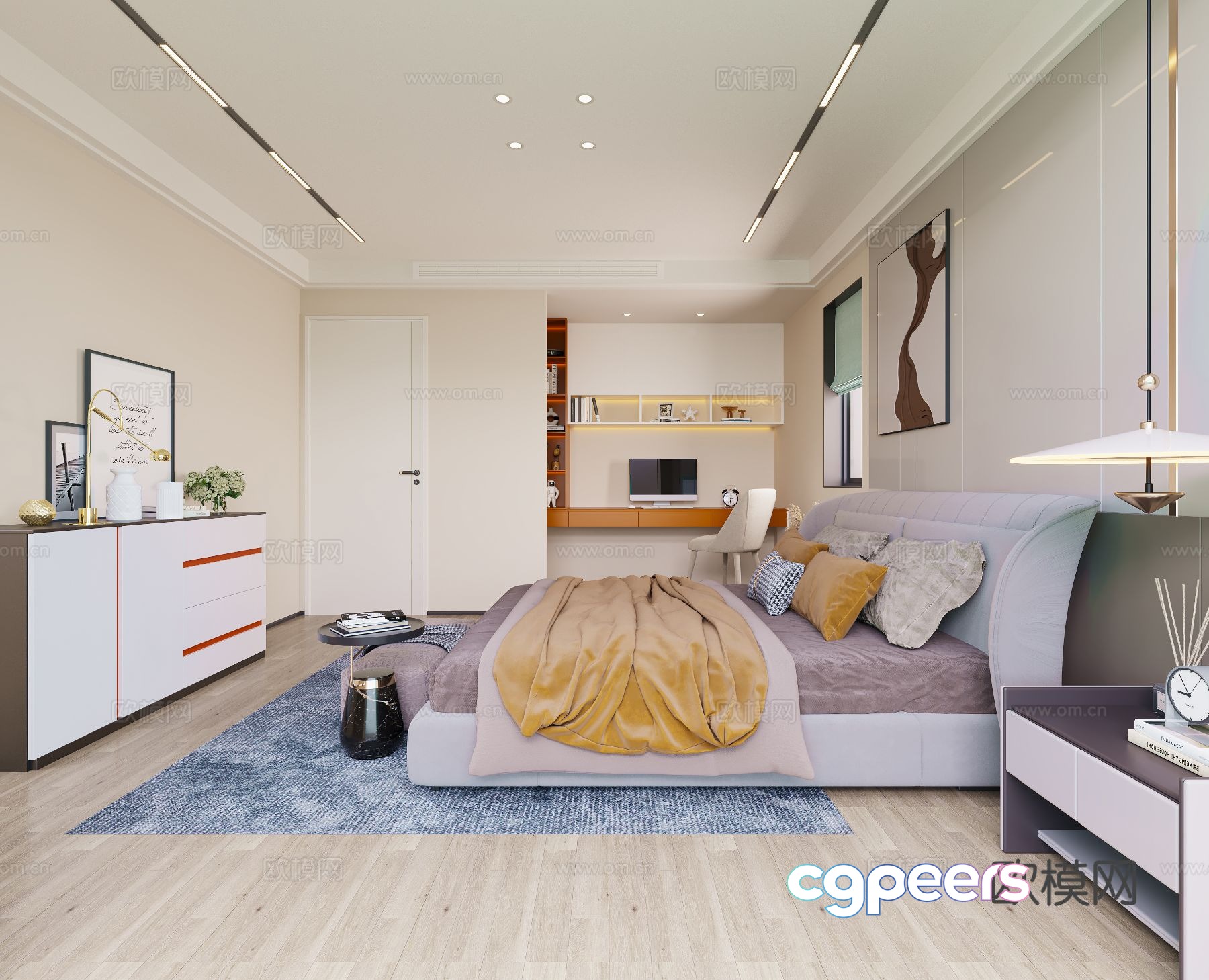 Modern bedroom master bedroom 3d model Modern bedroom master bedroom 3d model