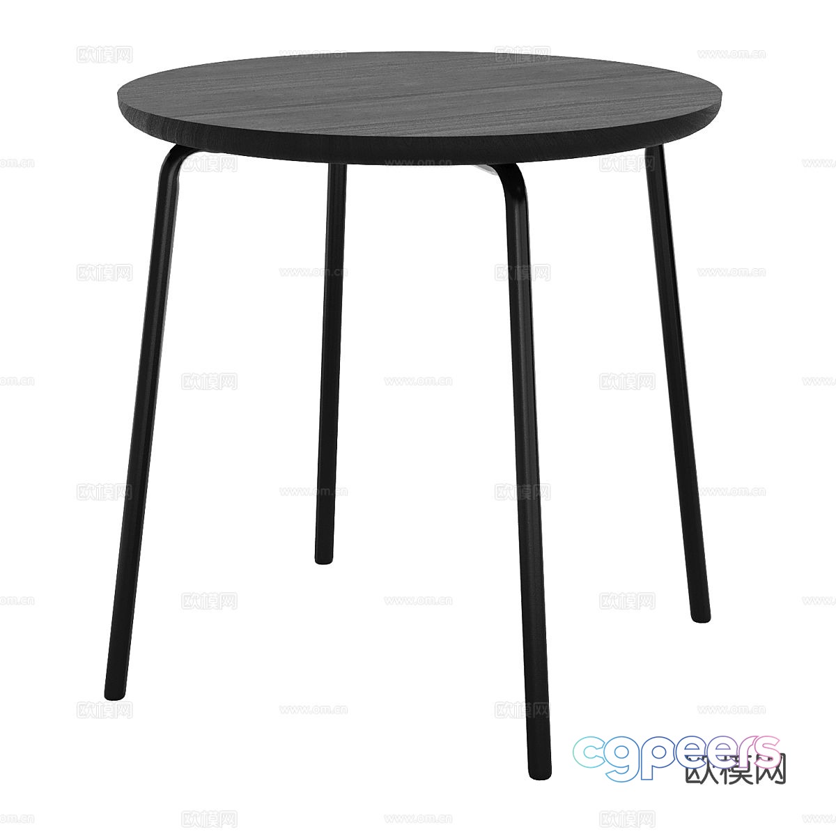 Modern corner table side table round table 3D model Modern corner table side table round table 3D model