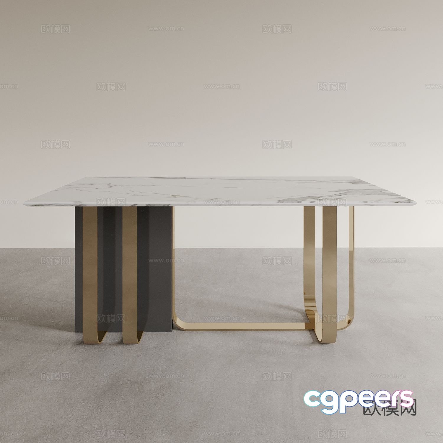 Dining table long table square table 3d model Dining table long table square table 3d model