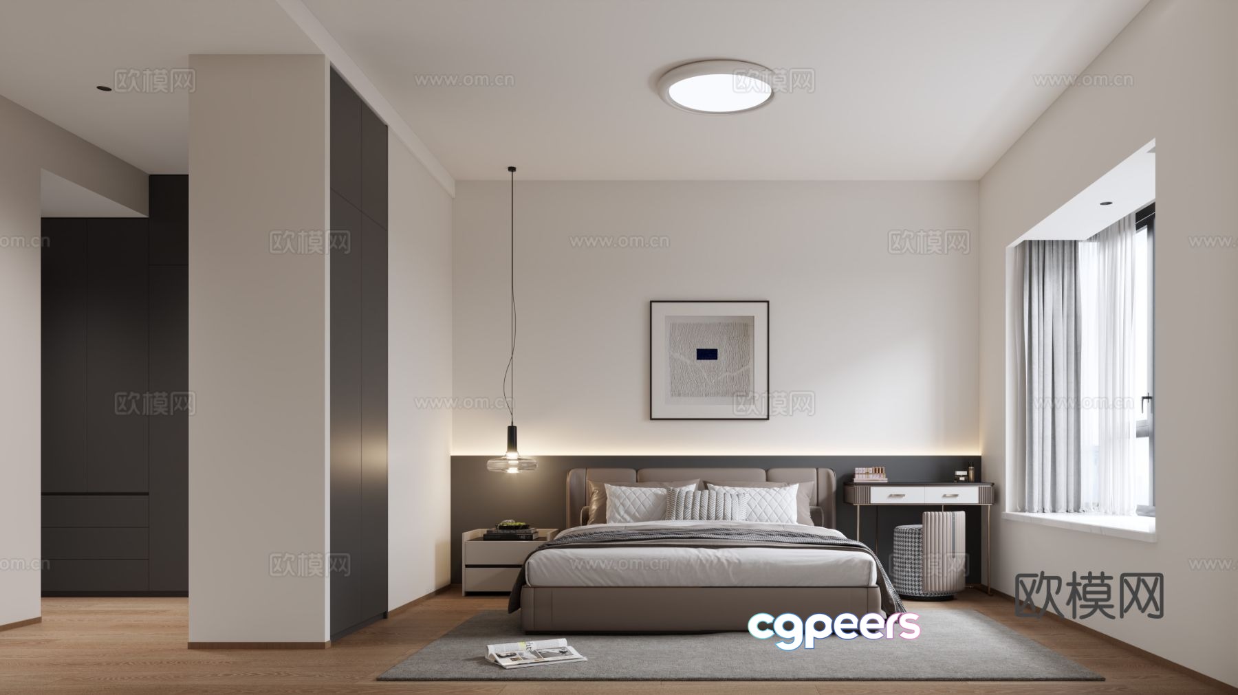 Modern bedroom master bedroom 3d model Modern bedroom master bedroom 3d model