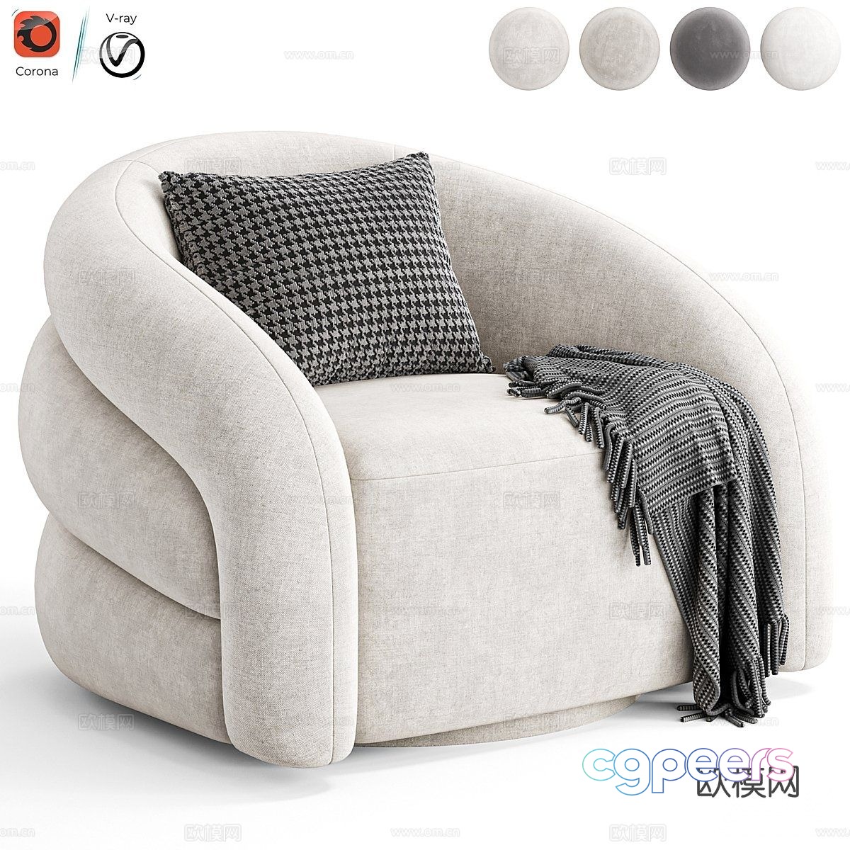 Single sofa 3d model Single sofa 3d model