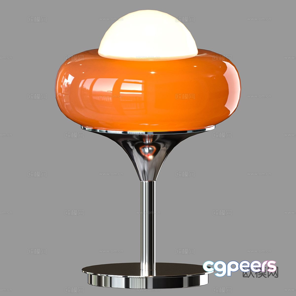 Simple desk lamp glass desk lamp 3d model Simple desk lamp glass desk lamp 3d model