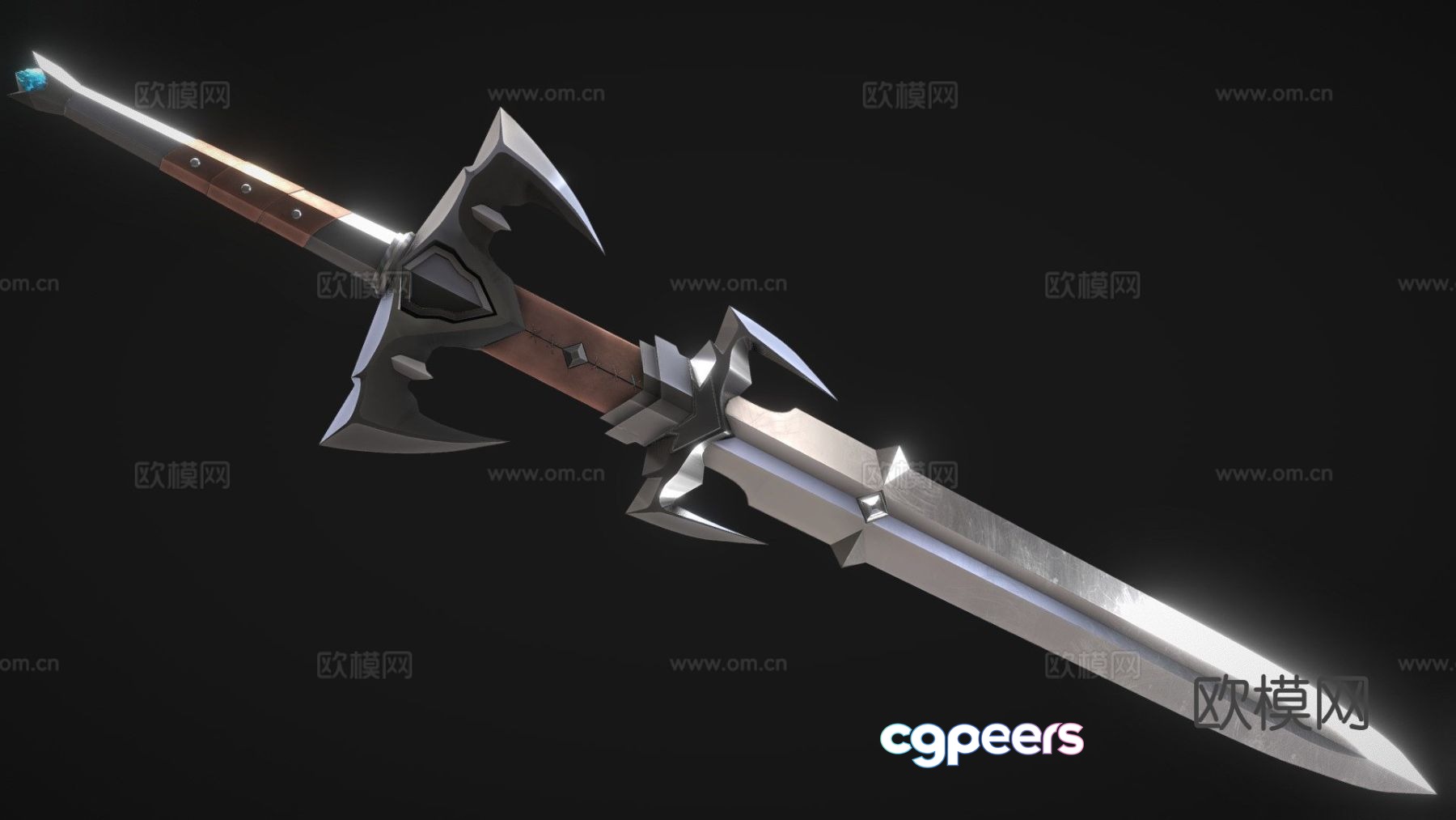 Game sword 3d model Game sword 3d model