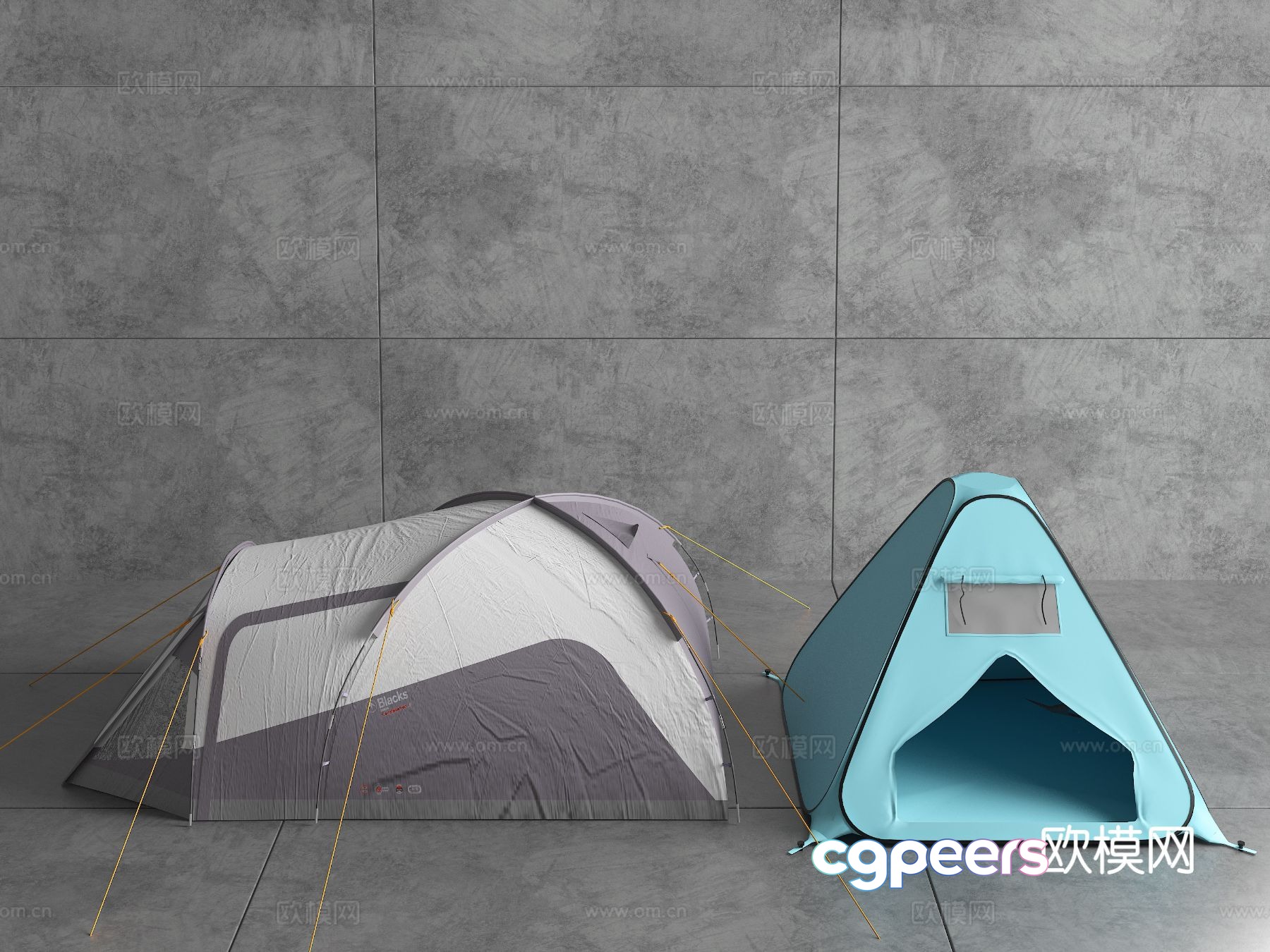 Modern tent 3d model Modern tent 3d model